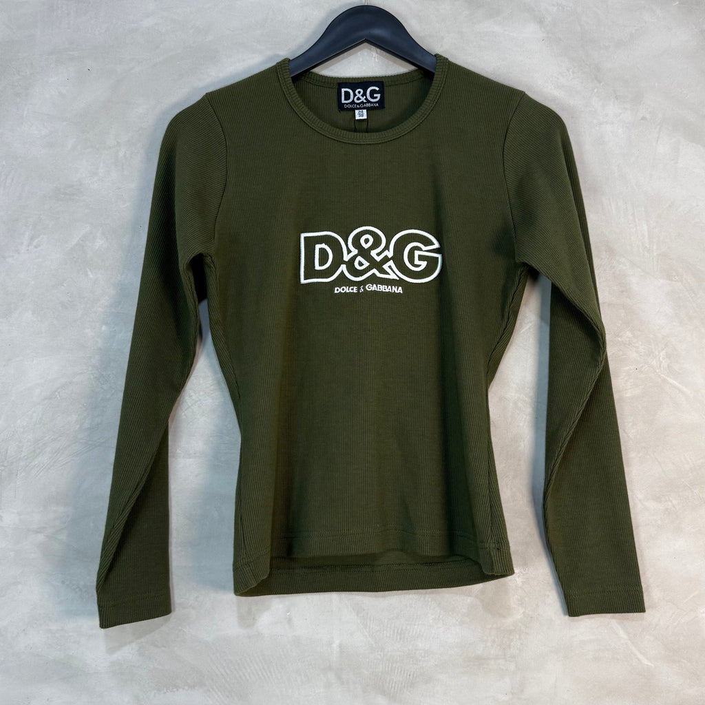 VINTAGE DOLCE & GABBANA EMBROIDERED KNITTED