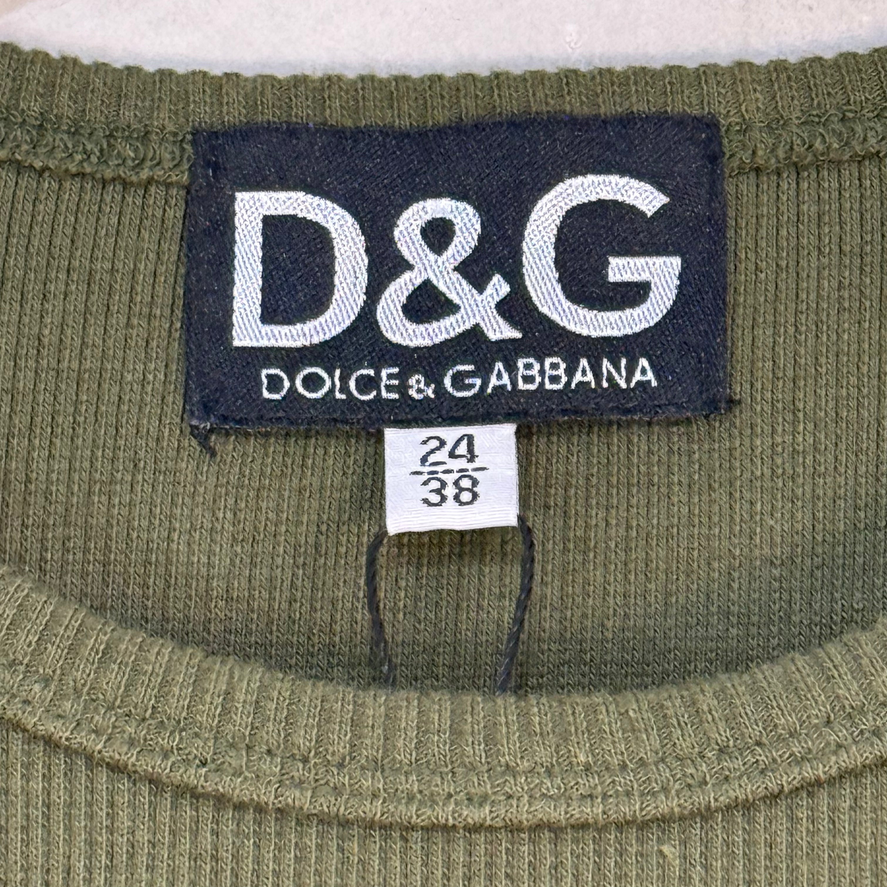 VINTAGE DOLCE & GABBANA EMBROIDERED KNITTED