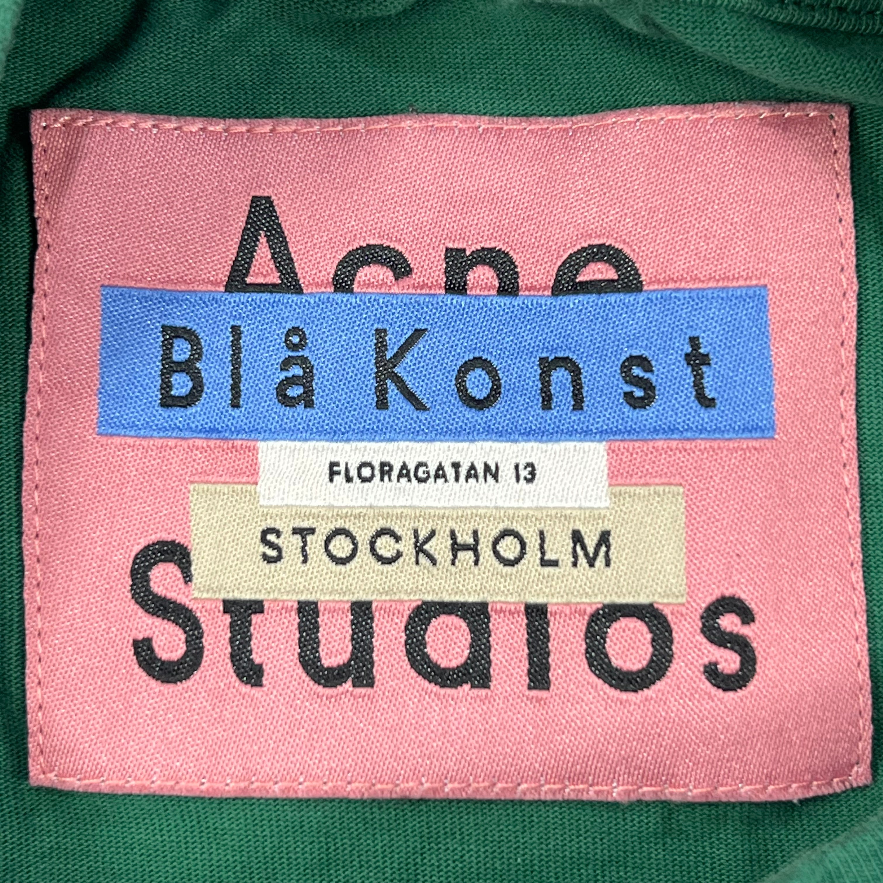 ACNE STUDIOS BLA KONST INK RECEIPT TEE