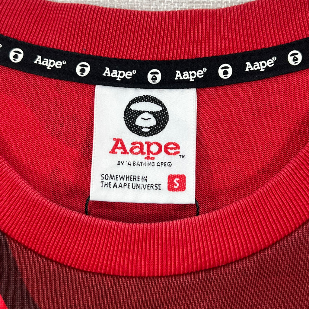 AAPE BOLD RED CAMO TEE