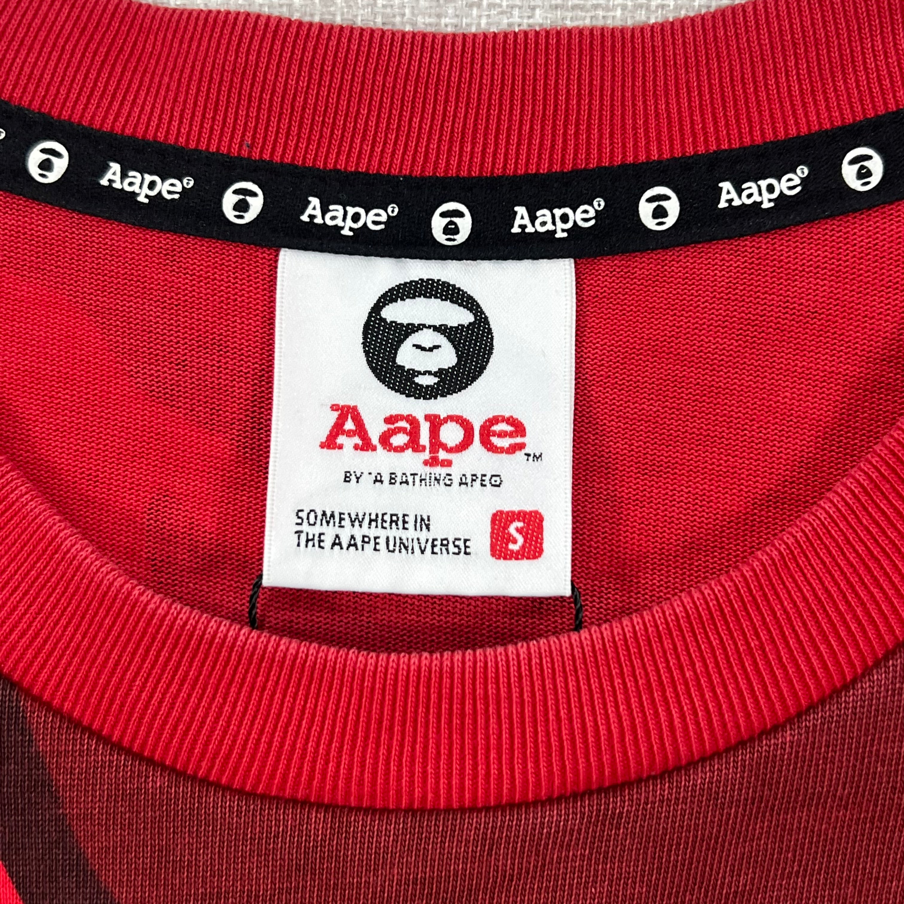 AAPE BOLD RED CAMO TEE