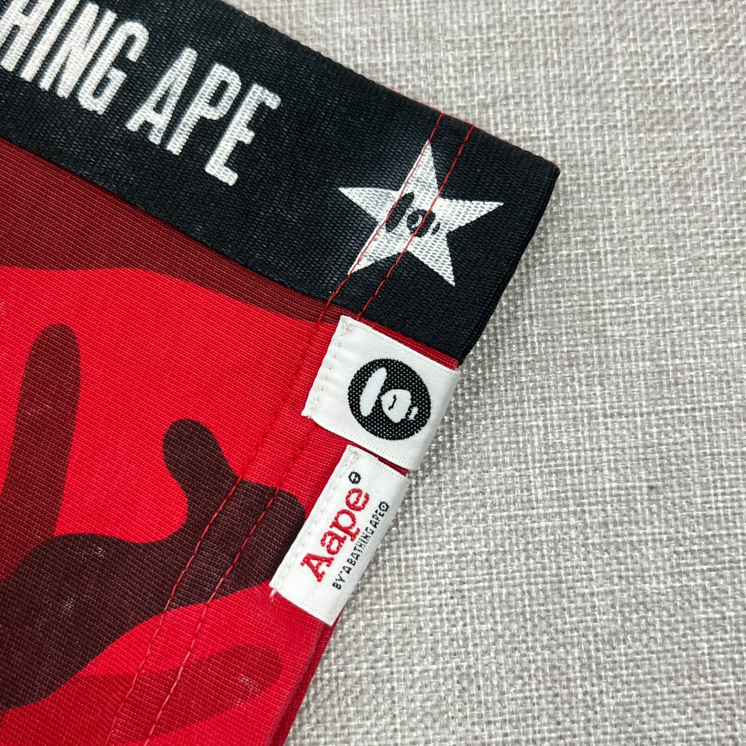 AAPE BOLD RED CAMO TEE