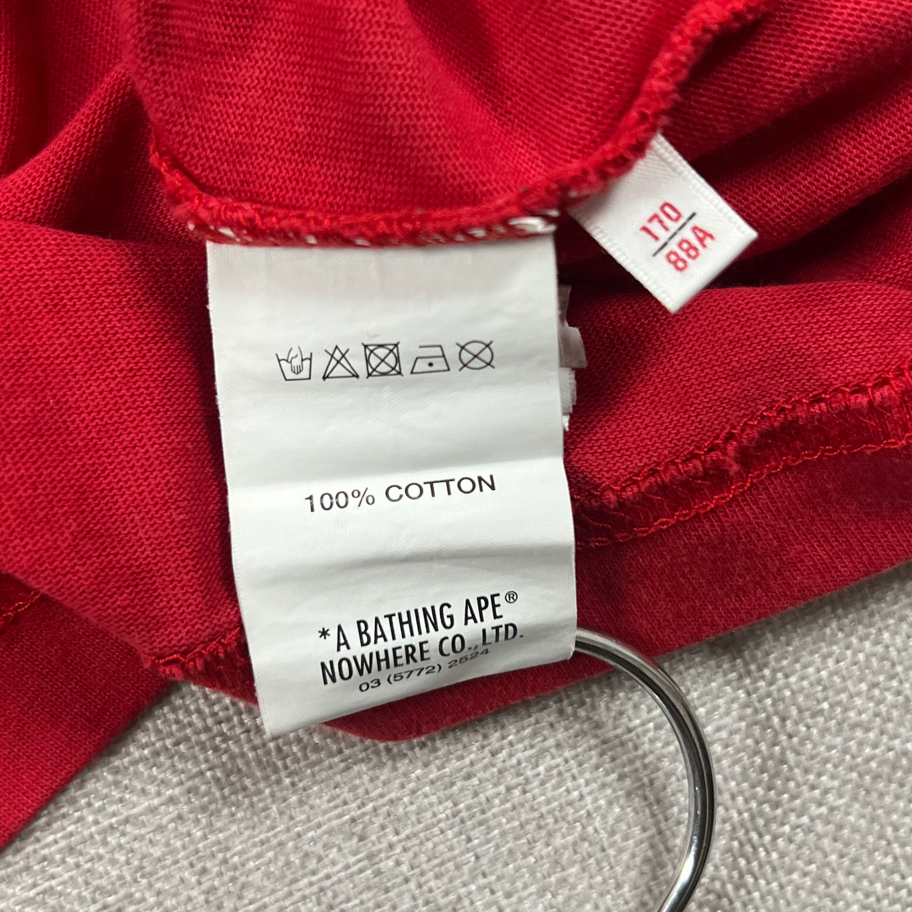 AAPE BOLD RED CAMO TEE