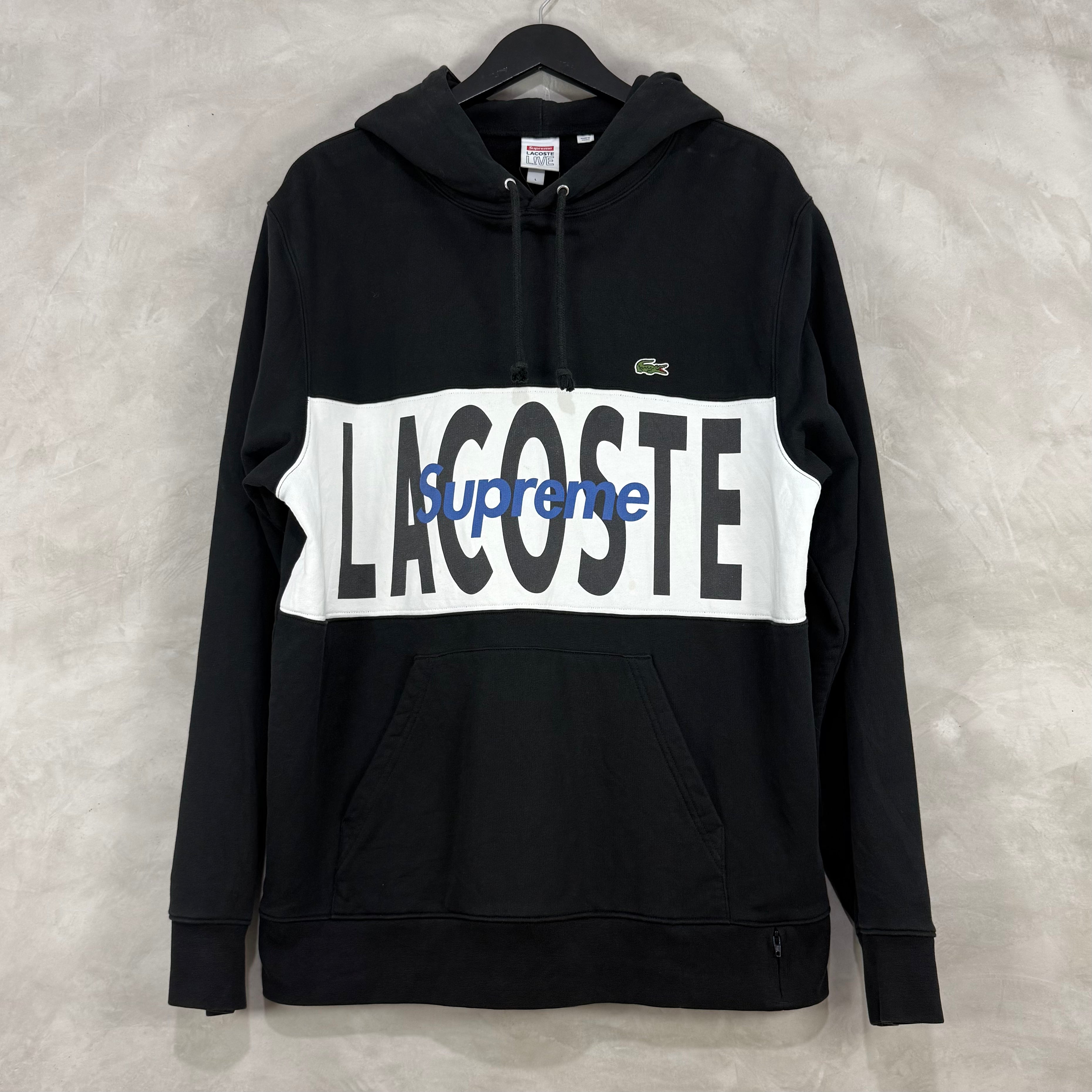 SUPREME X LACOSTE HOODIE