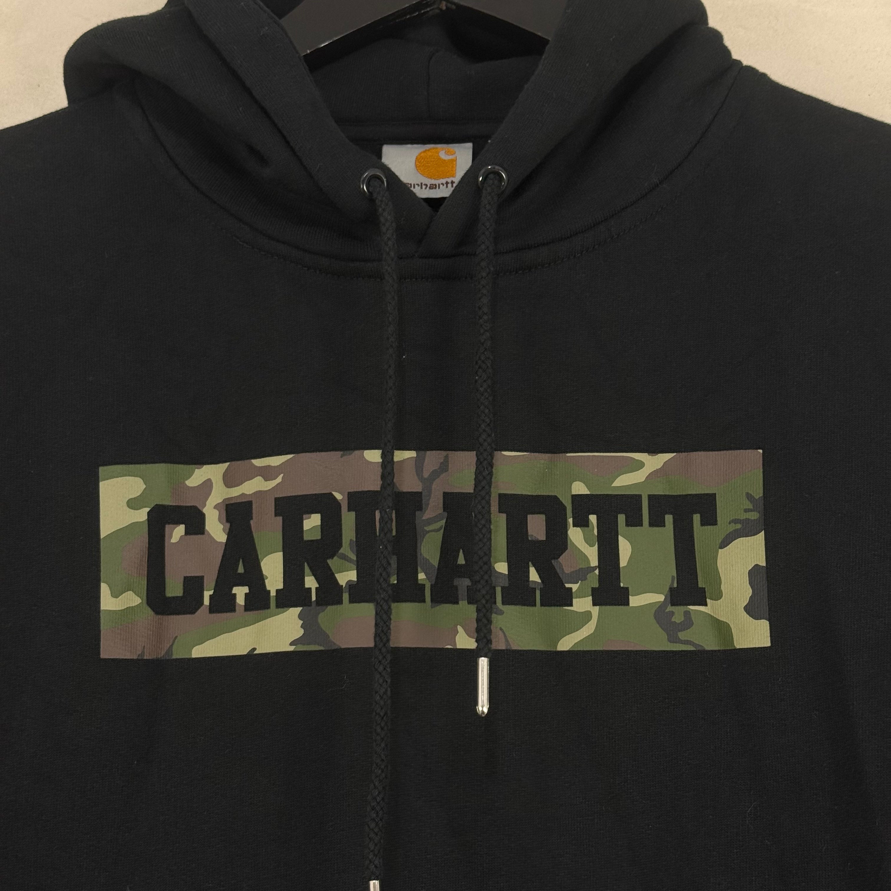 CARHARTT BLACK PULLOVER HOODIE