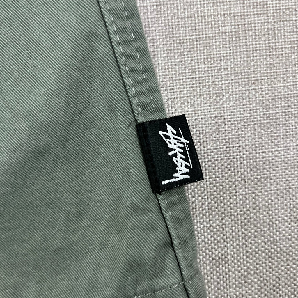 STUSSY BRUSH BEACH SHORTS OLIVE