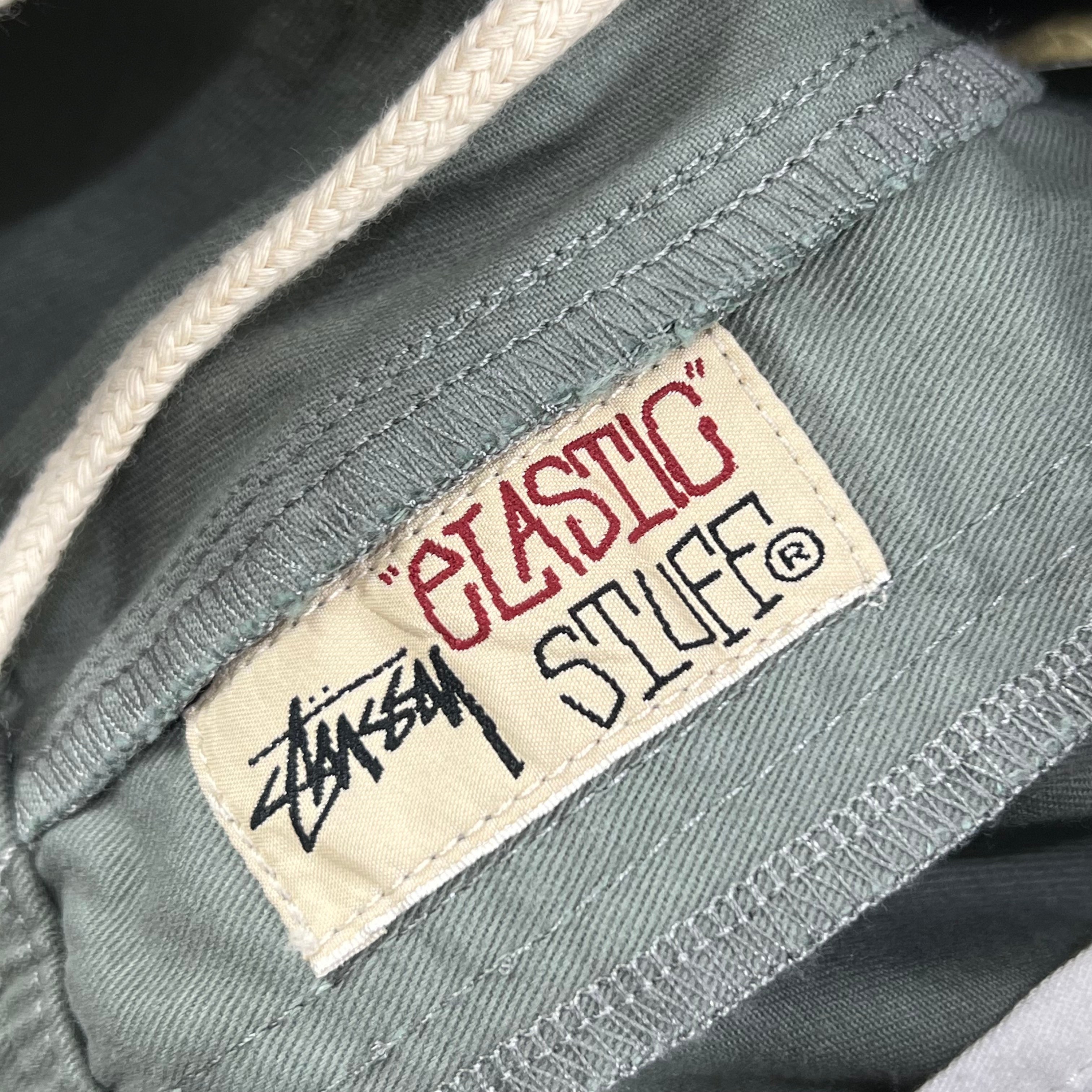 STUSSY BRUSH BEACH SHORTS OLIVE