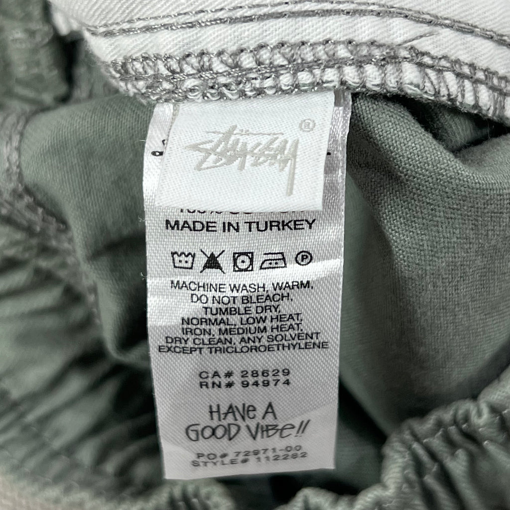 STUSSY BRUSH BEACH SHORTS OLIVE
