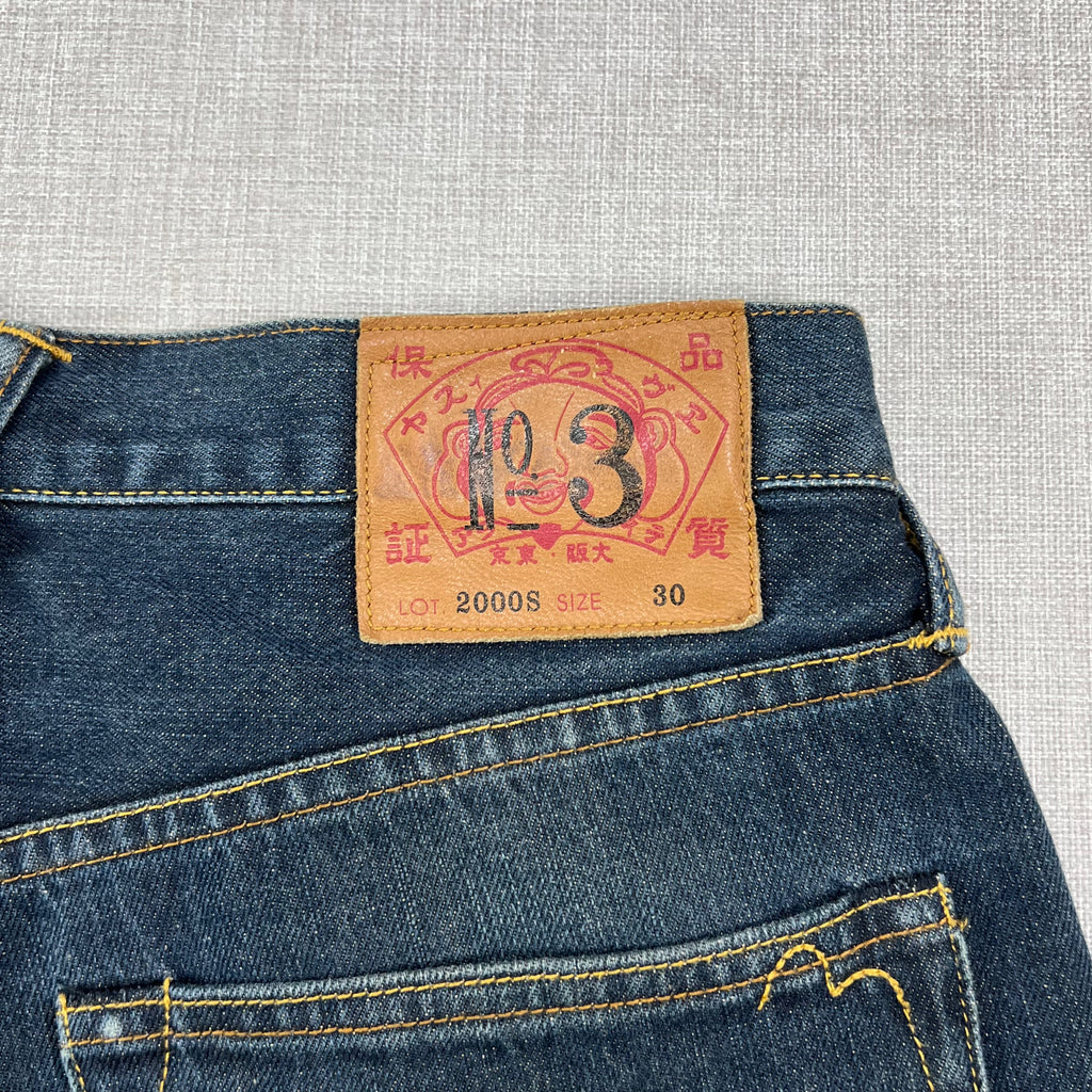 EVISU DAICOCK DENIM SHORTS