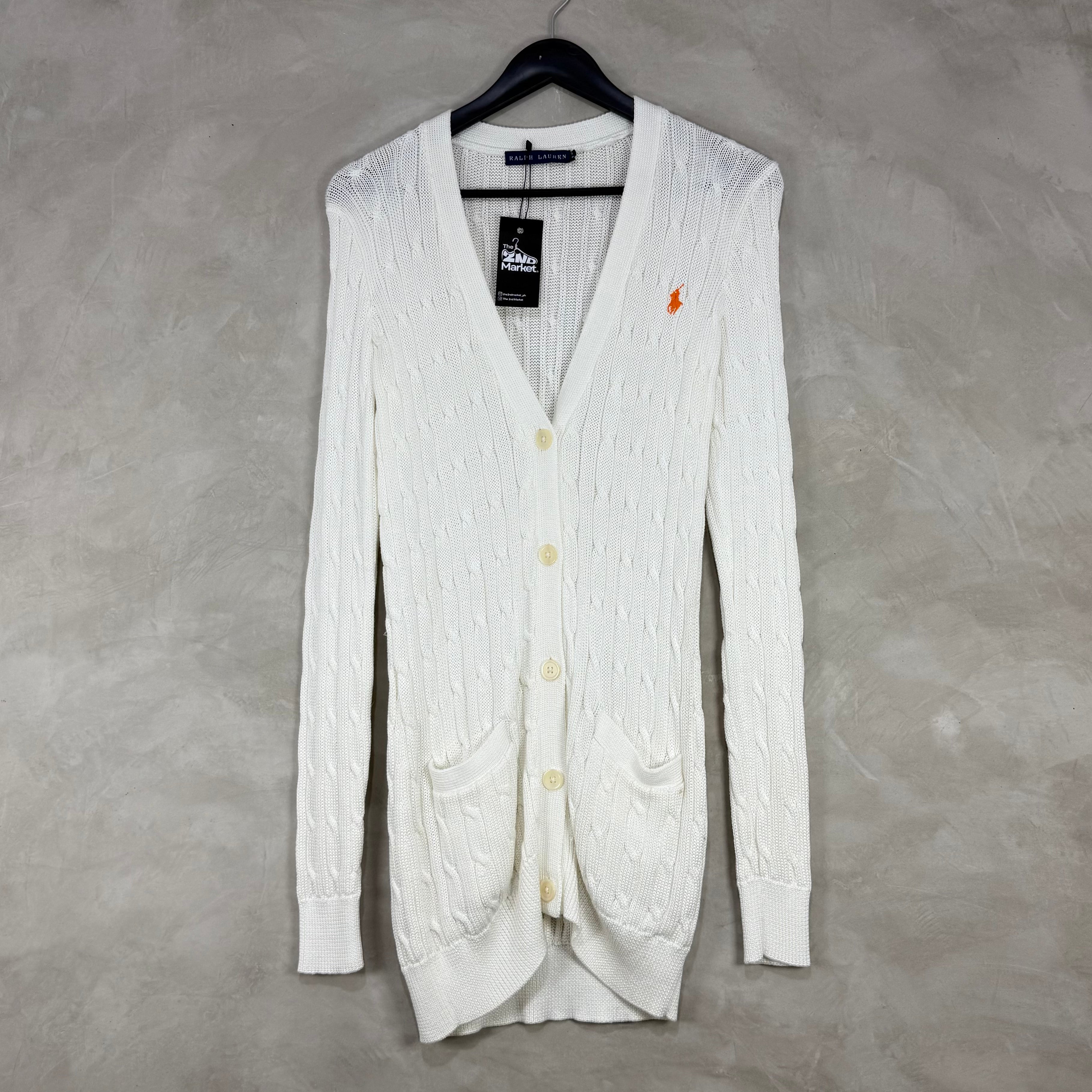 RALPH LAUREN CABLE-KNIT CARDIGAN