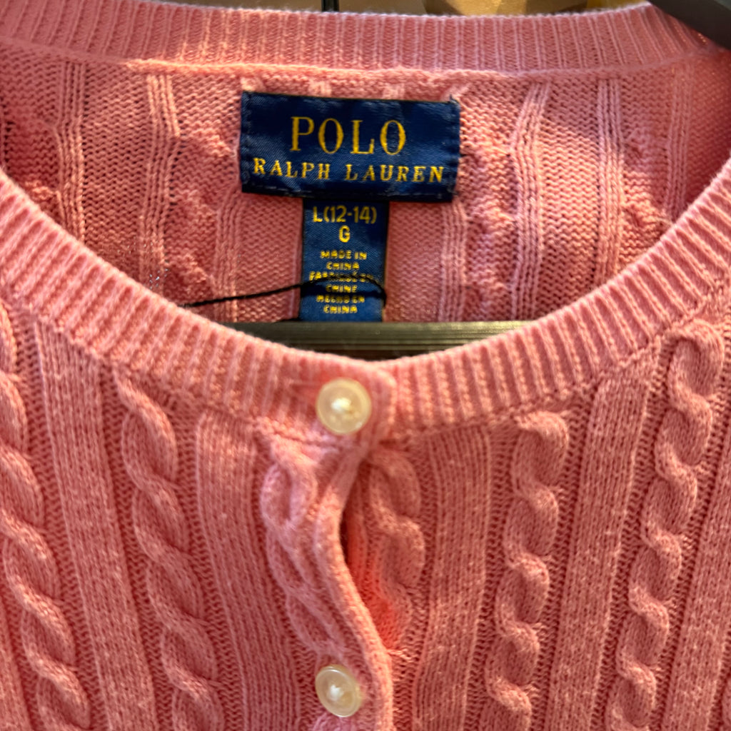 RALPH LAUREN CABLE-KNIT CARDIGAN