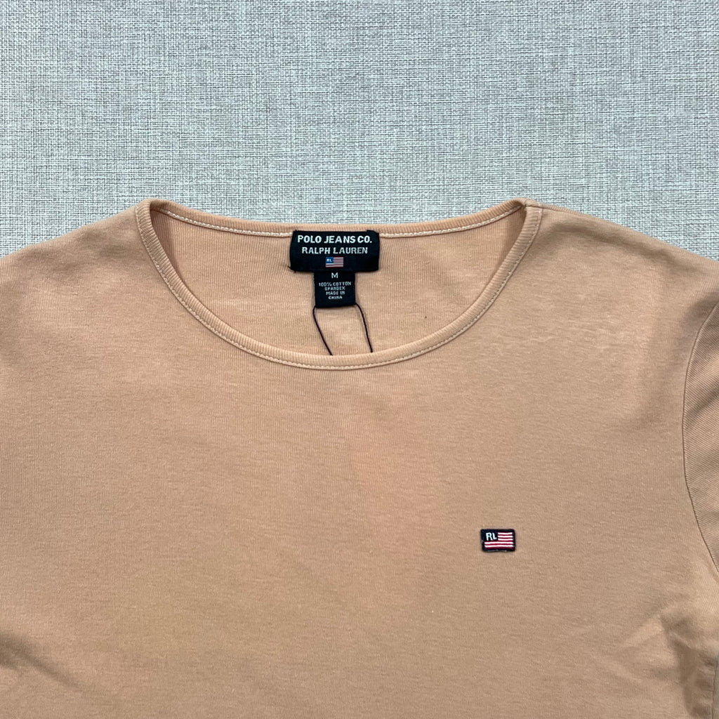 POLO JEANS CO. RALPH LAUREN BEIGE TEE