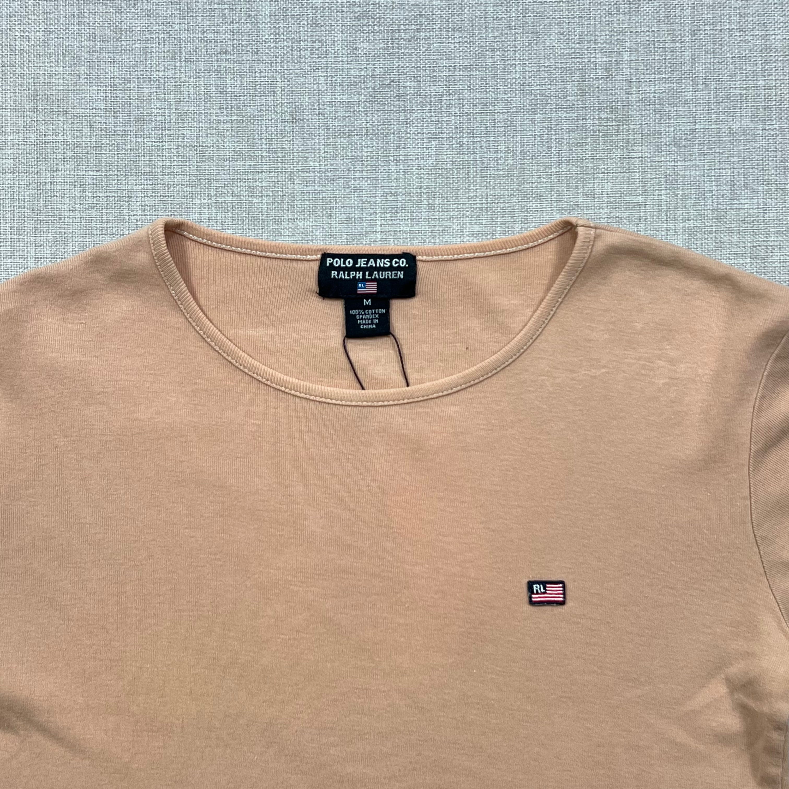 POLO JEANS CO. RALPH LAUREN BEIGE TEE