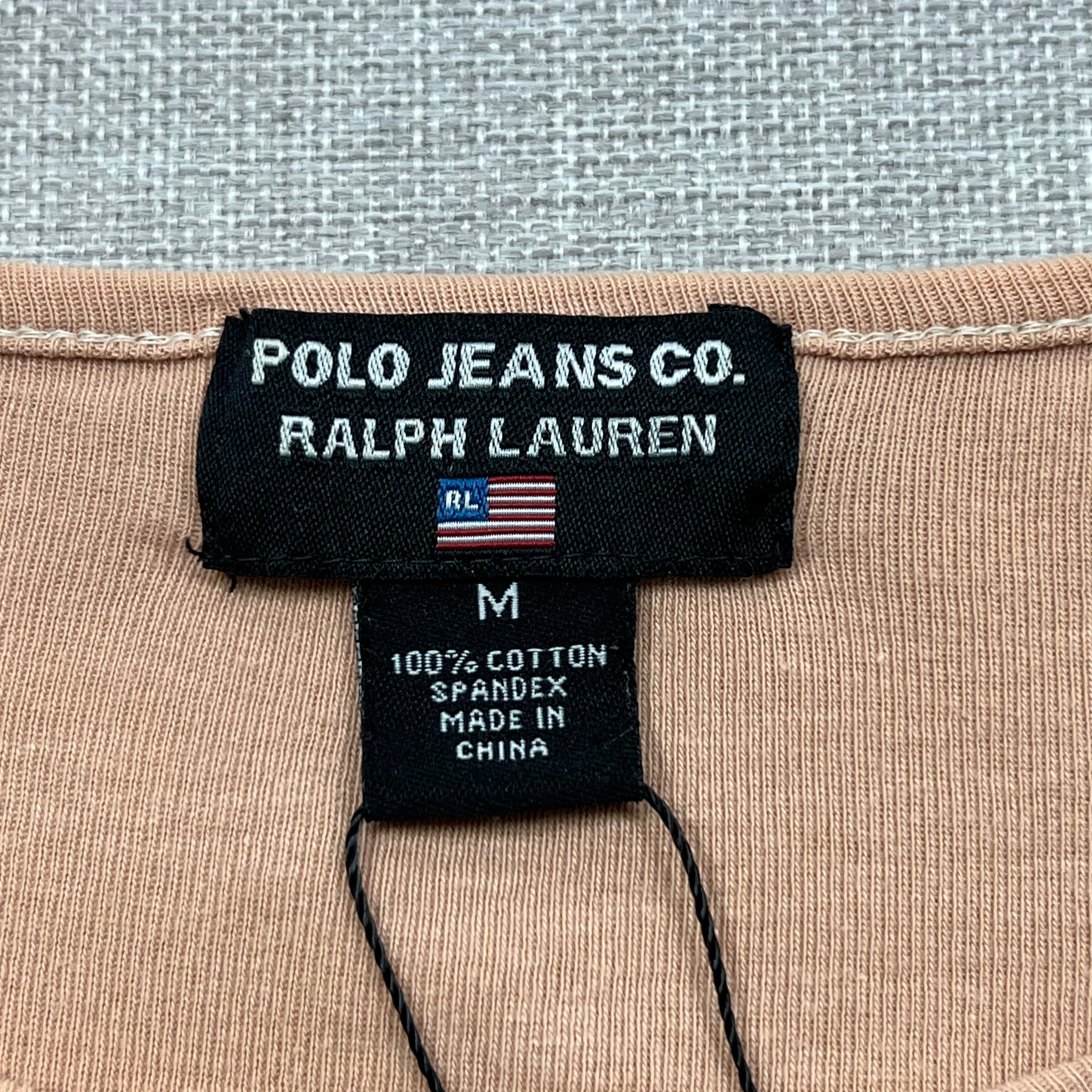 POLO JEANS CO. RALPH LAUREN BEIGE TEE