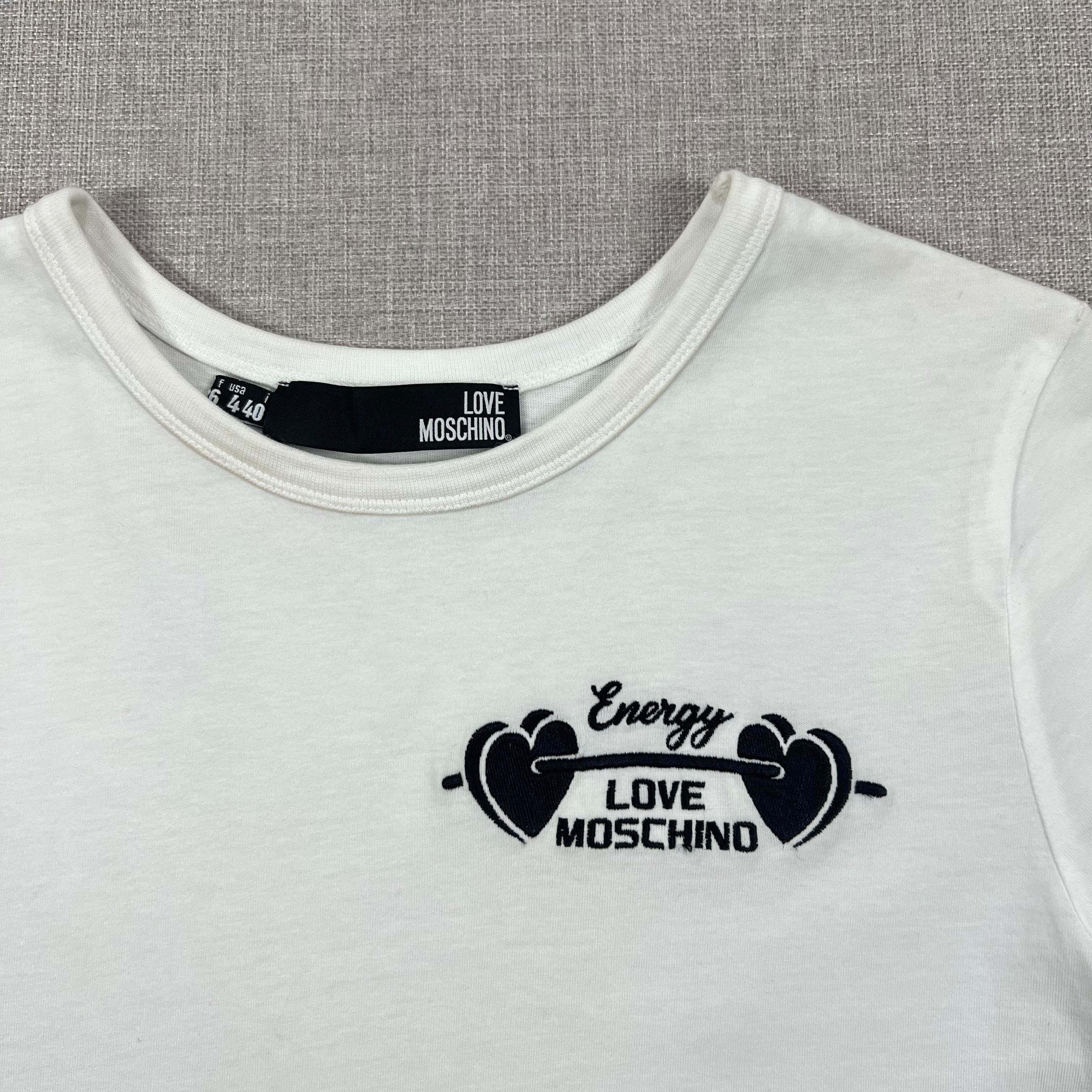 LOVE MOSCHINO BARBELL LIFTING TWO HEARTS