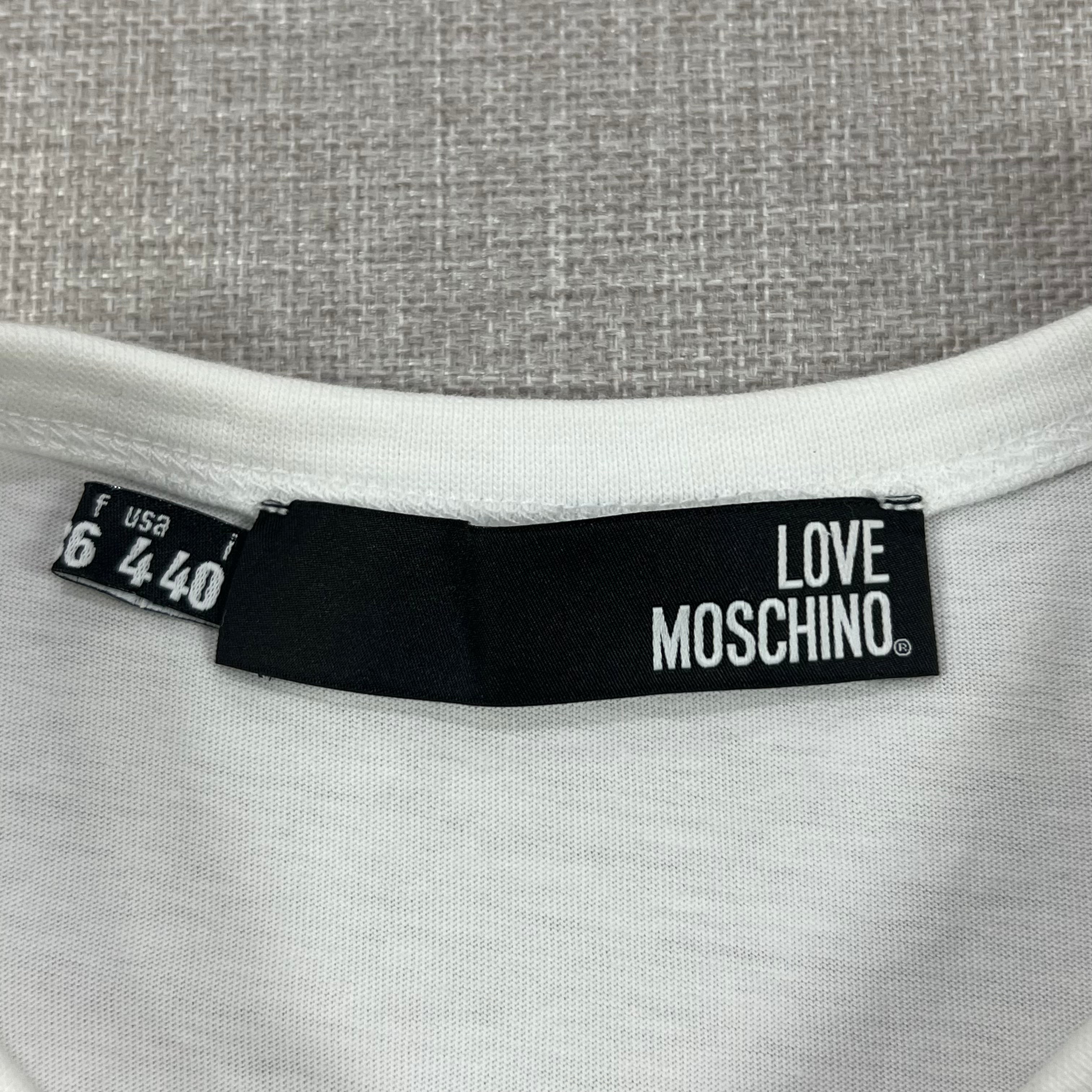 LOVE MOSCHINO BARBELL LIFTING TWO HEARTS