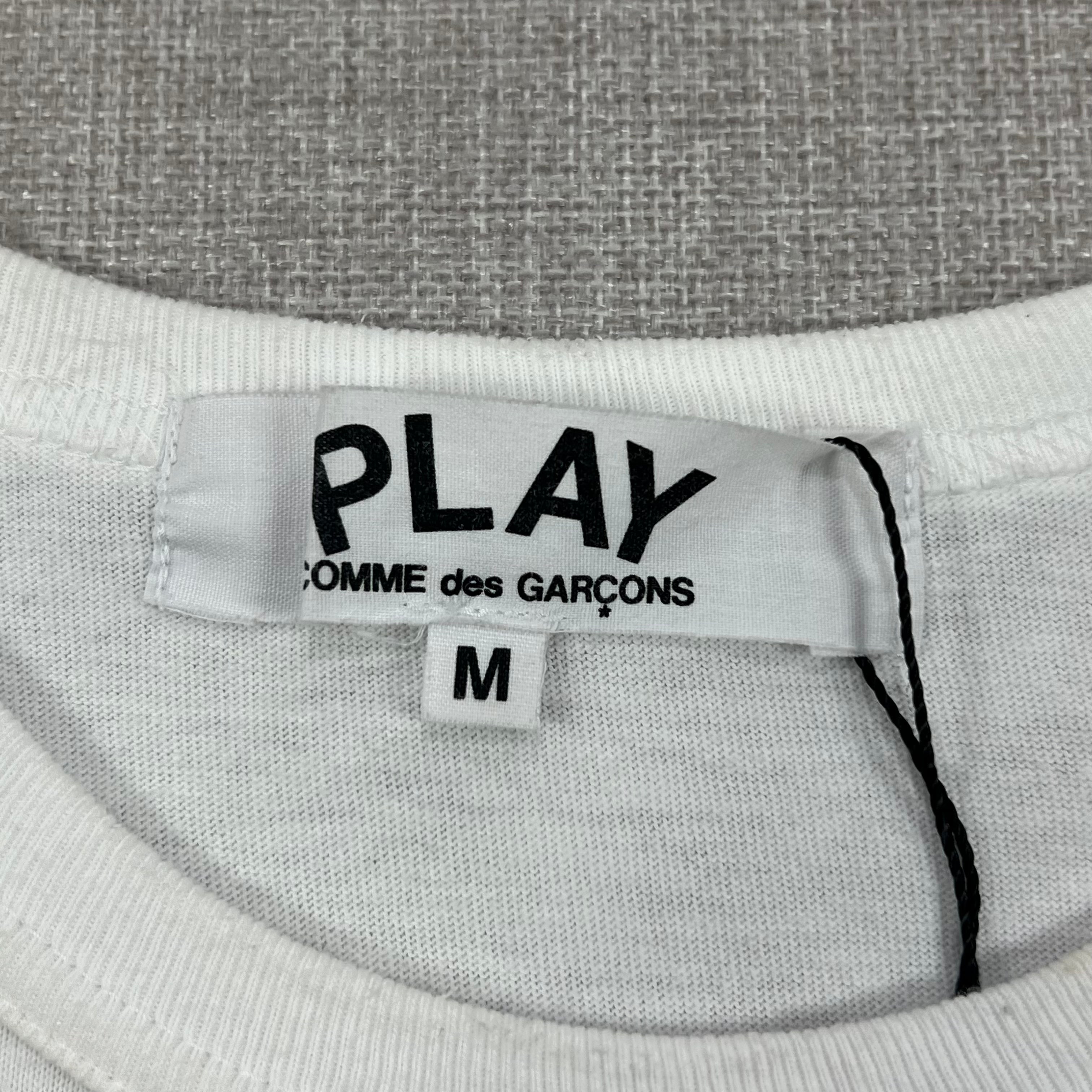 COMME DES GARCONS PLAY HEART CAMO TEE
