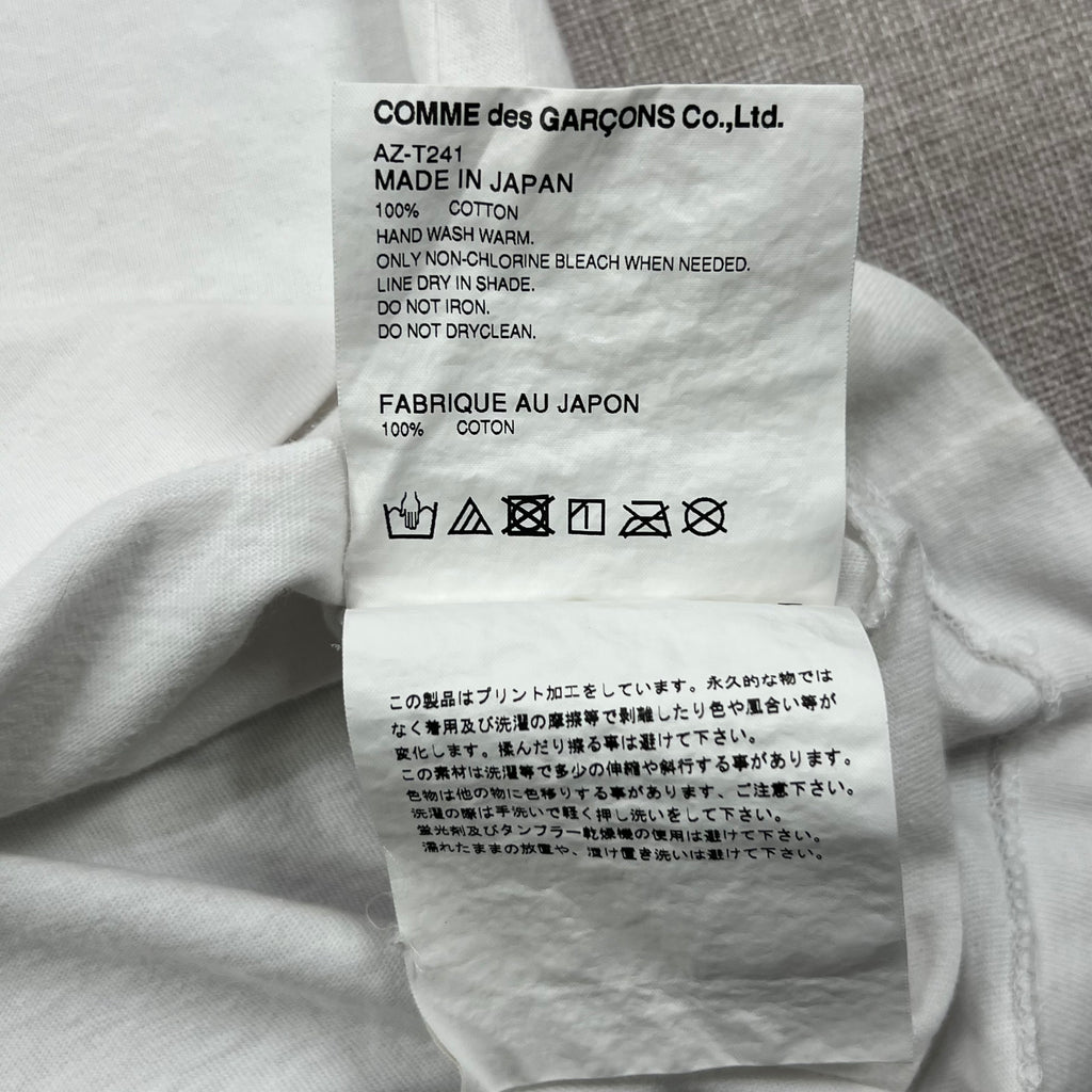COMME DES GARCONS PLAY HEART CAMO TEE