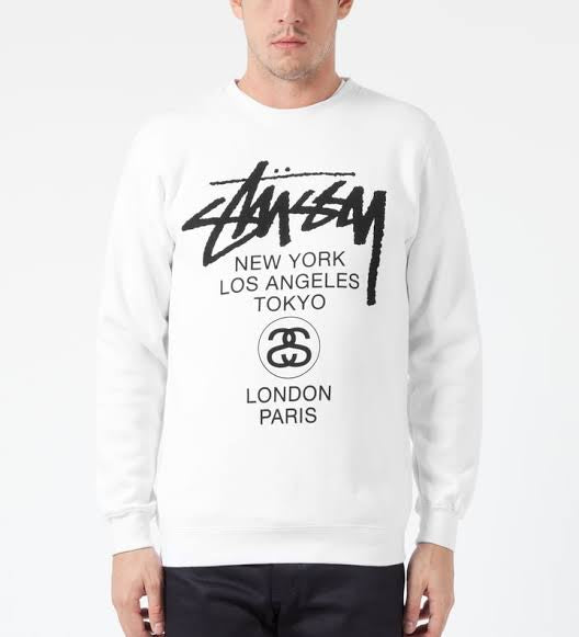 STUSSY WORLD TOUR CREWNECK
