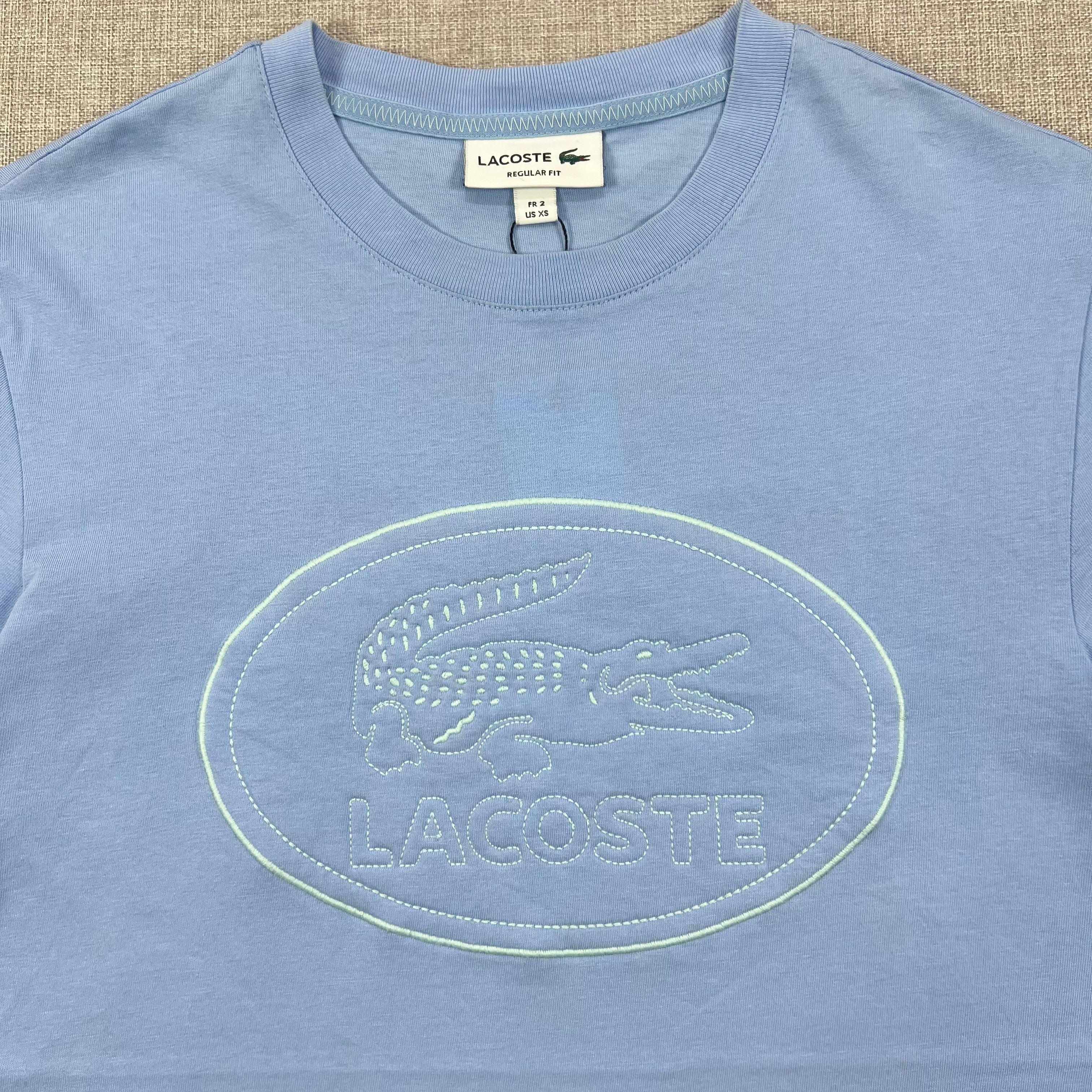 LIGHT BLUE LACOSTE TEE