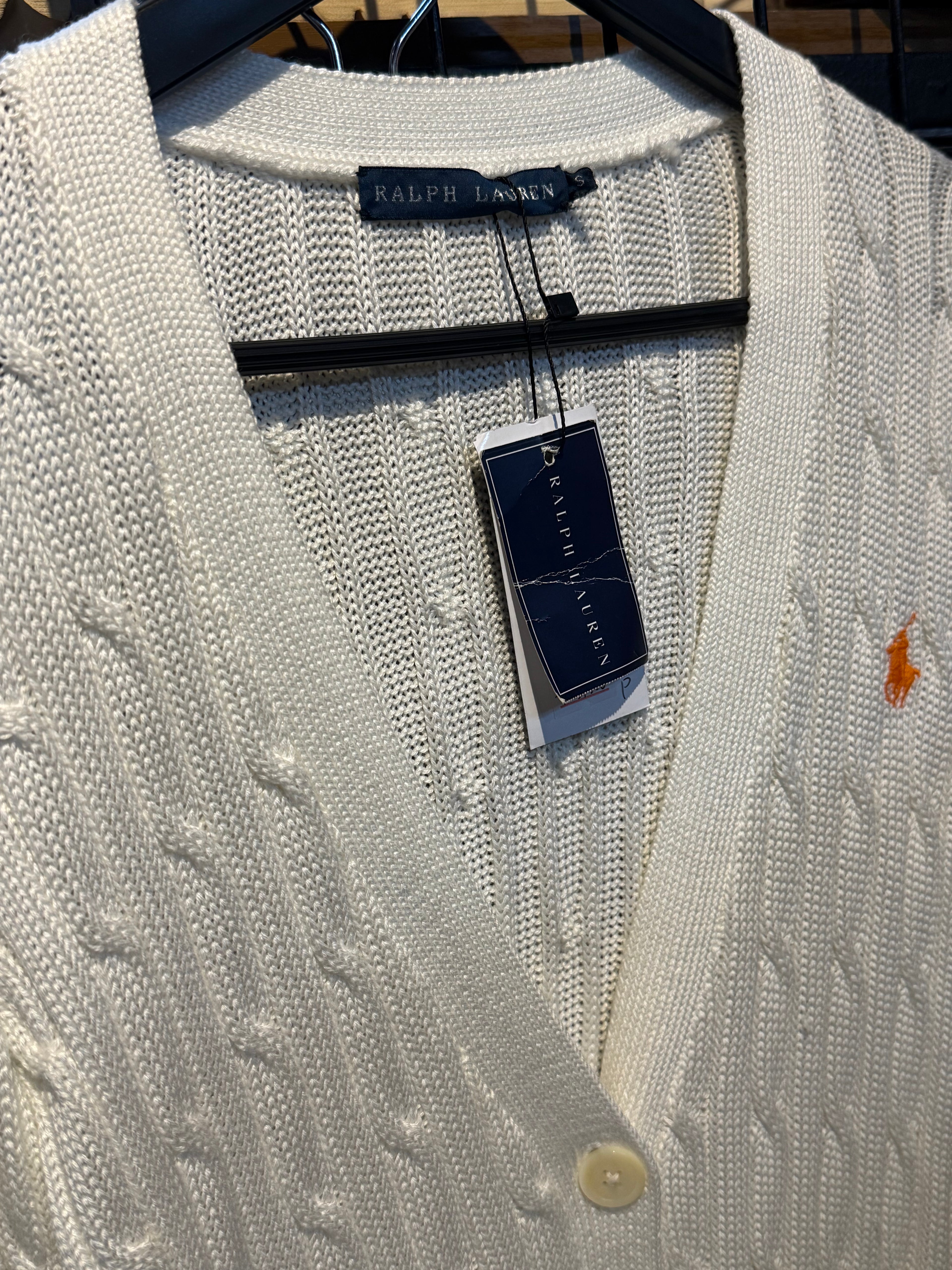 RALPH LAUREN CABLE-KNIT CARDIGAN