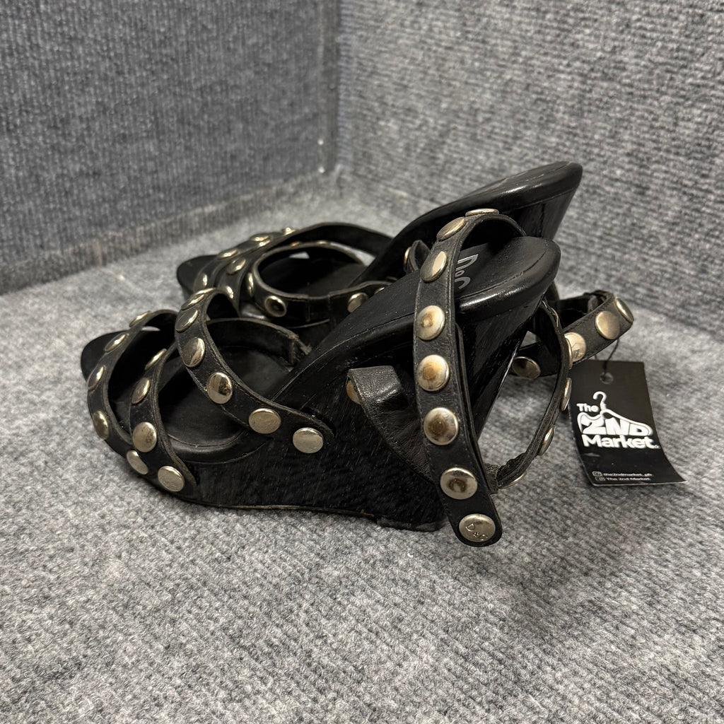 DOLCE&GABBANA  BLACK LEATHER