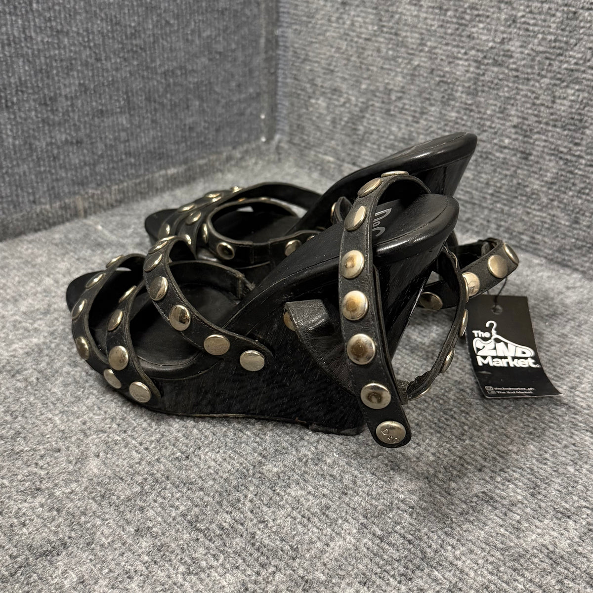 DOLCE&GABBANA  BLACK LEATHER