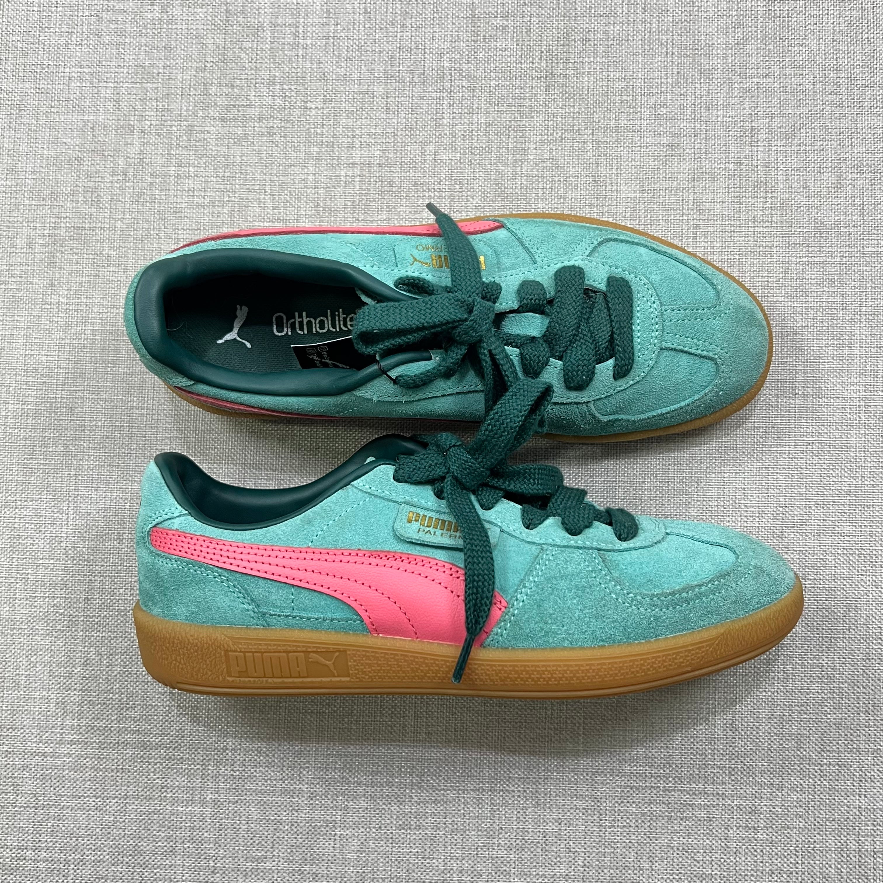 PUMA PALERMO "AQUATIC/DARK MYRTLE"