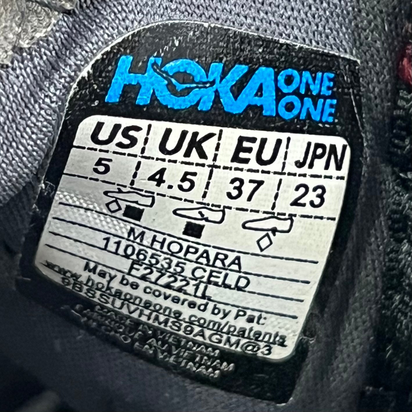 HOKA ONE ONE HOPARA 'CASTLEROCK ELDERBERRY'