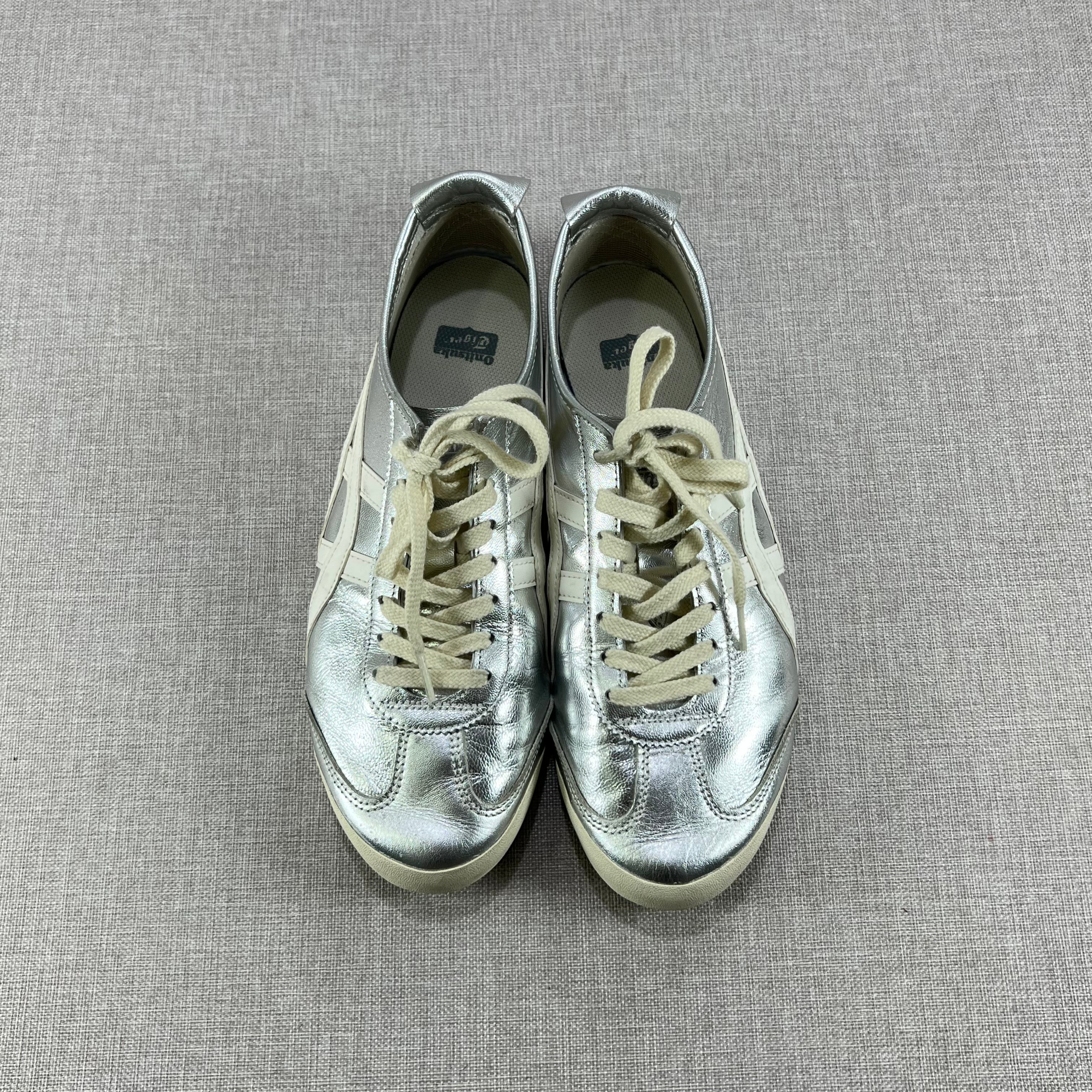ONITSUKA TIGER MEXICO 66 "SILVER/OFF-WHITE)