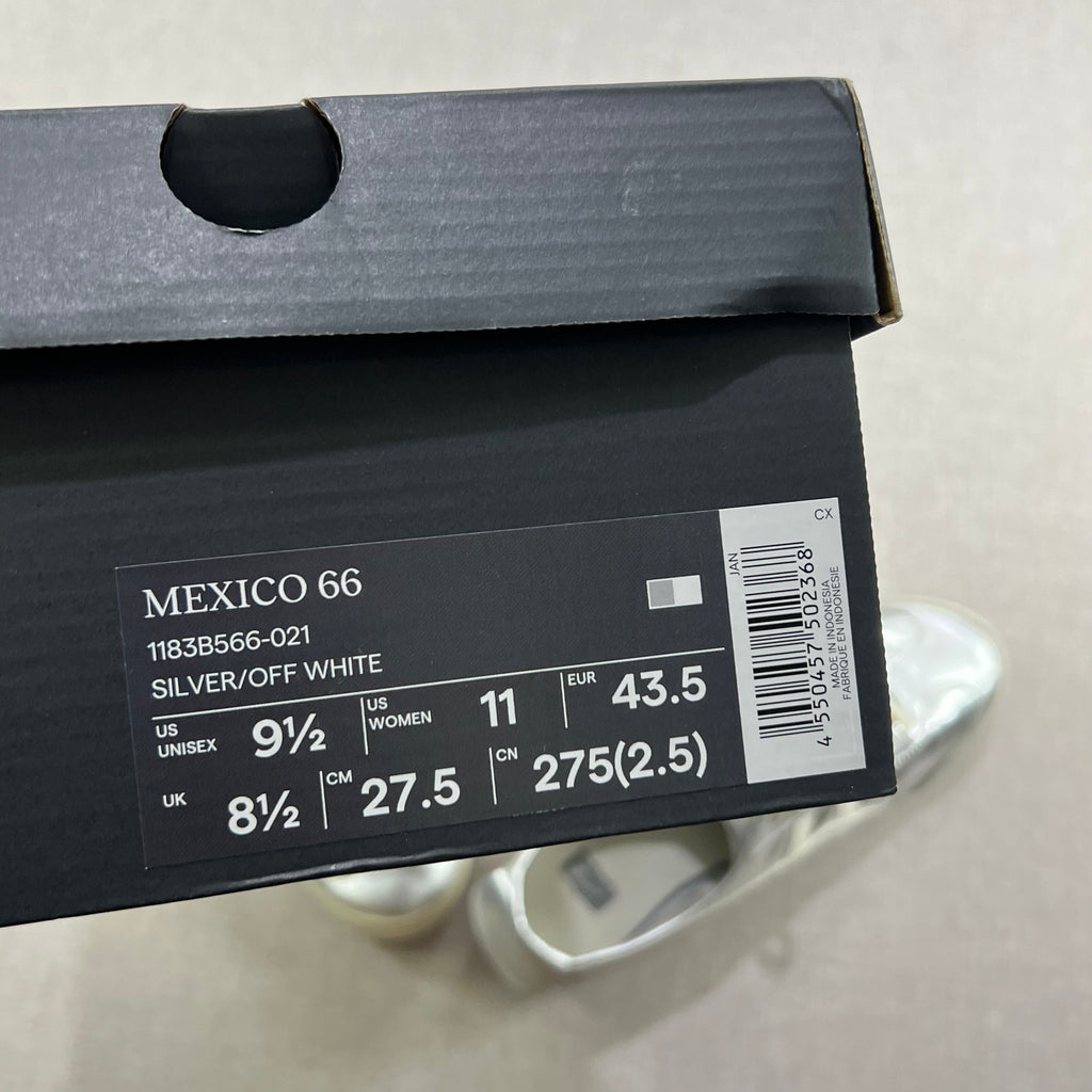 ONITSUKA TIGER MEXICO 66 "SILVER/OFF-WHITE)