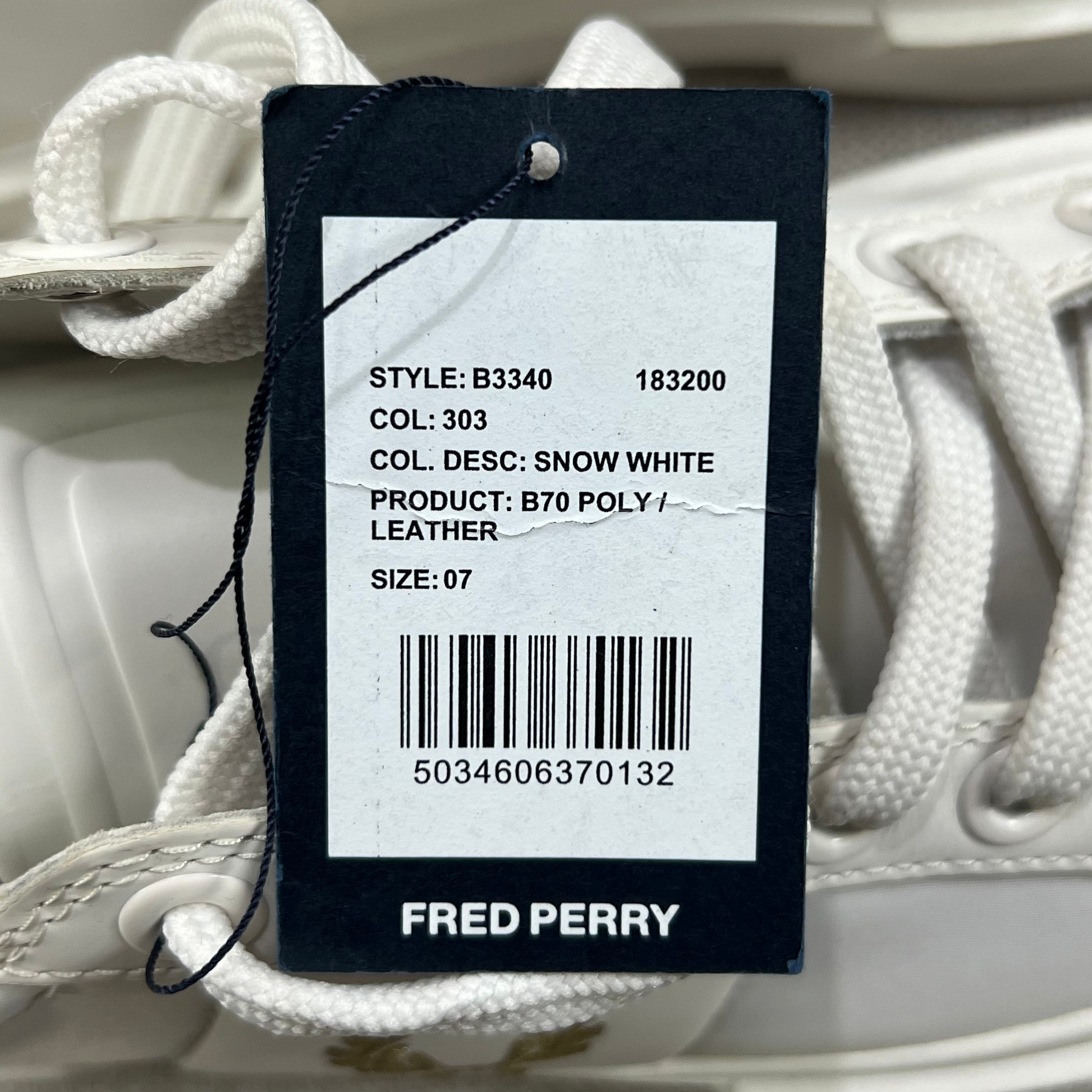 FRED PERRY EXMOUTH POLY LEATHER
