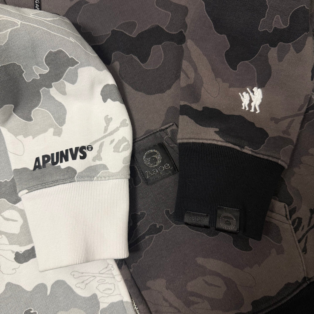 AAPE SPLIT CAMO HOODIE