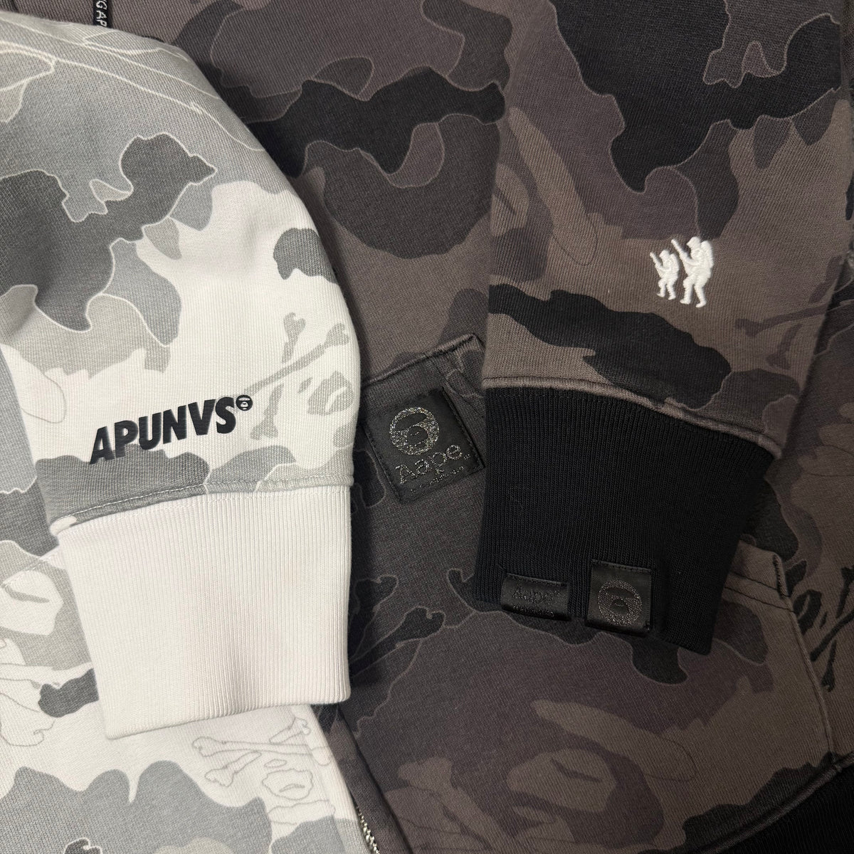 AAPE SPLIT CAMO HOODIE