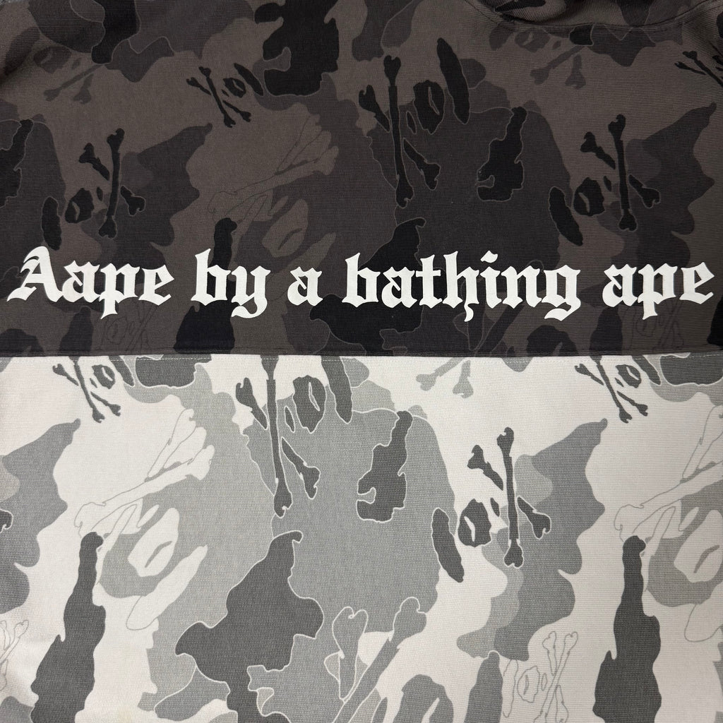 AAPE SPLIT CAMO HOODIE
