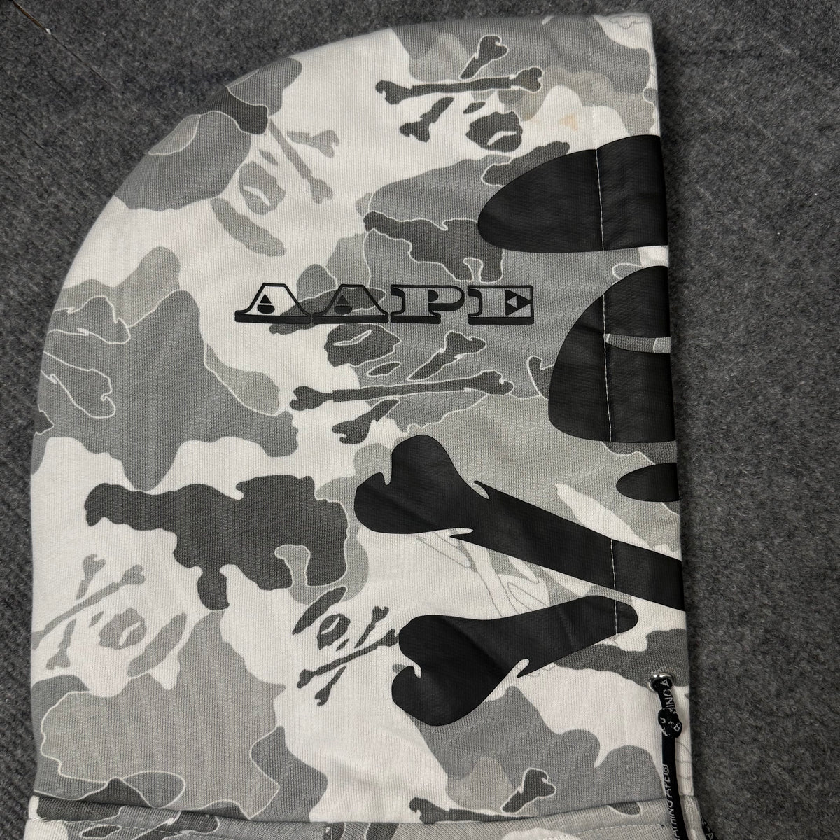 AAPE SPLIT CAMO HOODIE