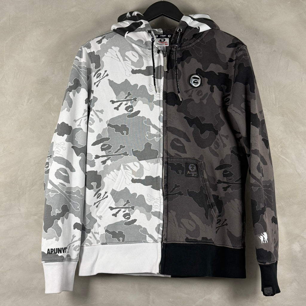 AAPE SPLIT CAMO HOODIE