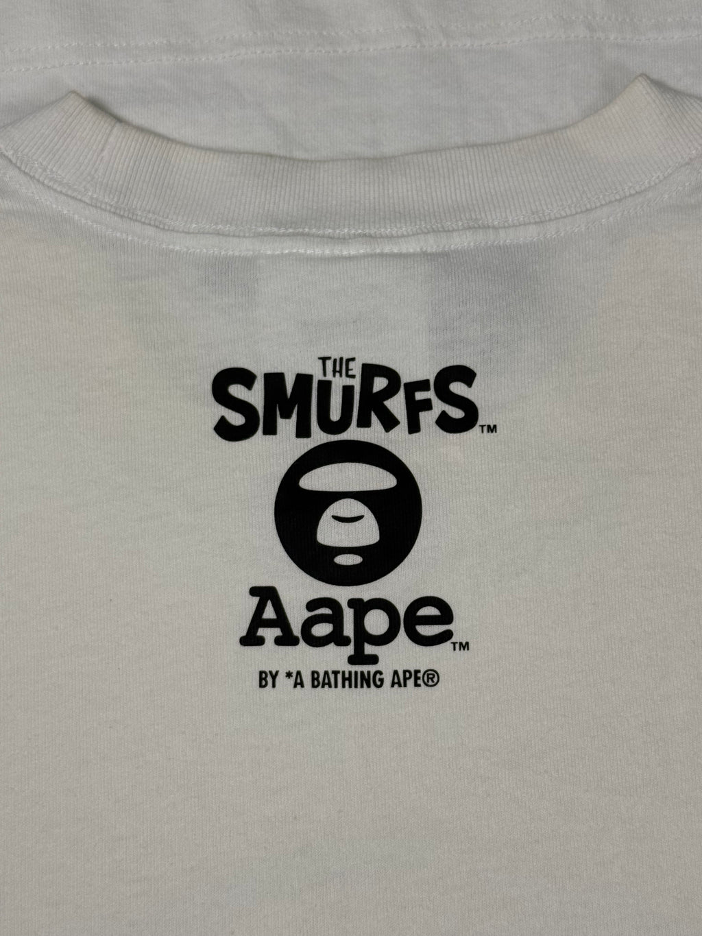 AAPE X SMURFS TEE