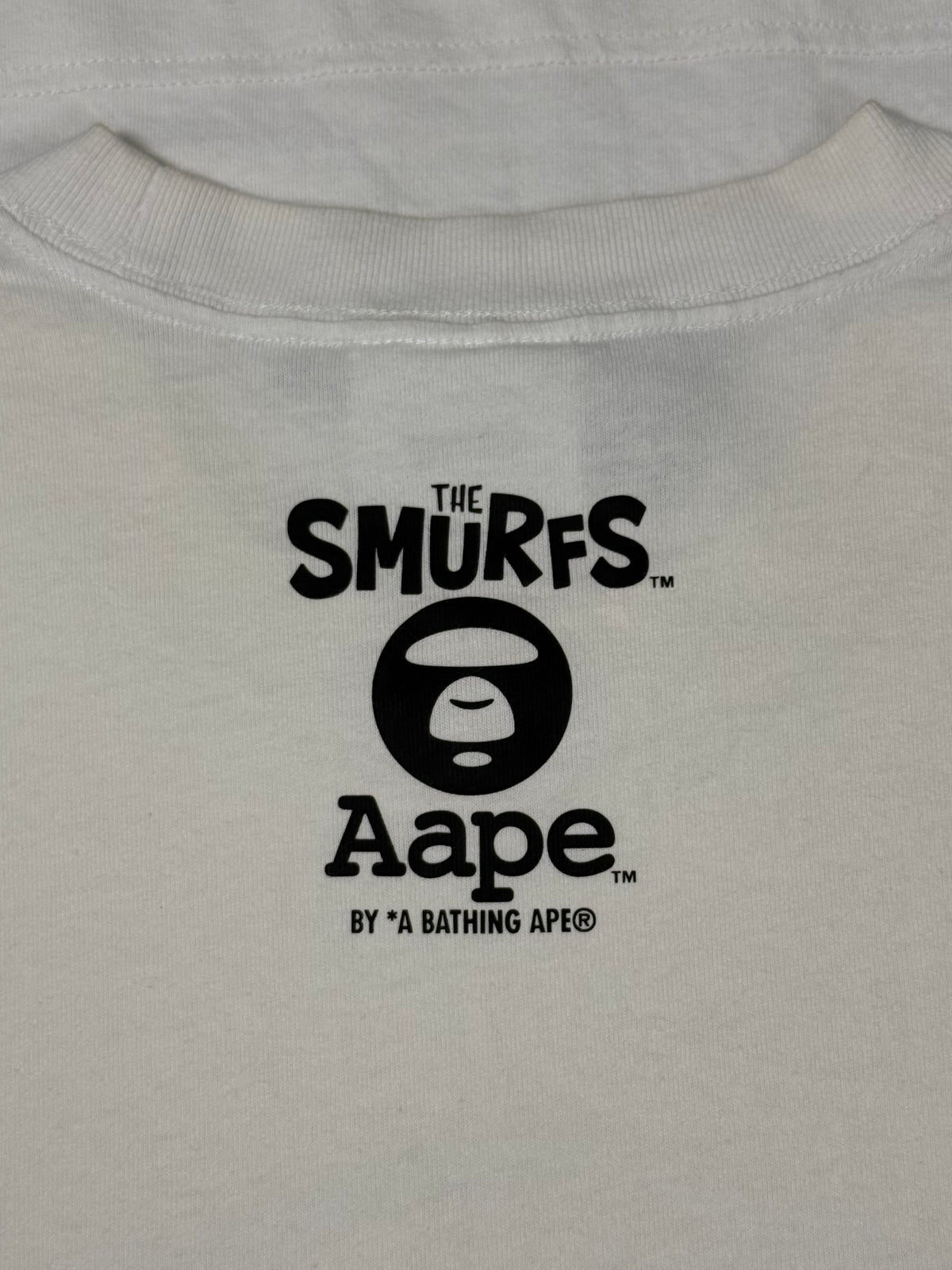 AAPE X SMURFS TEE