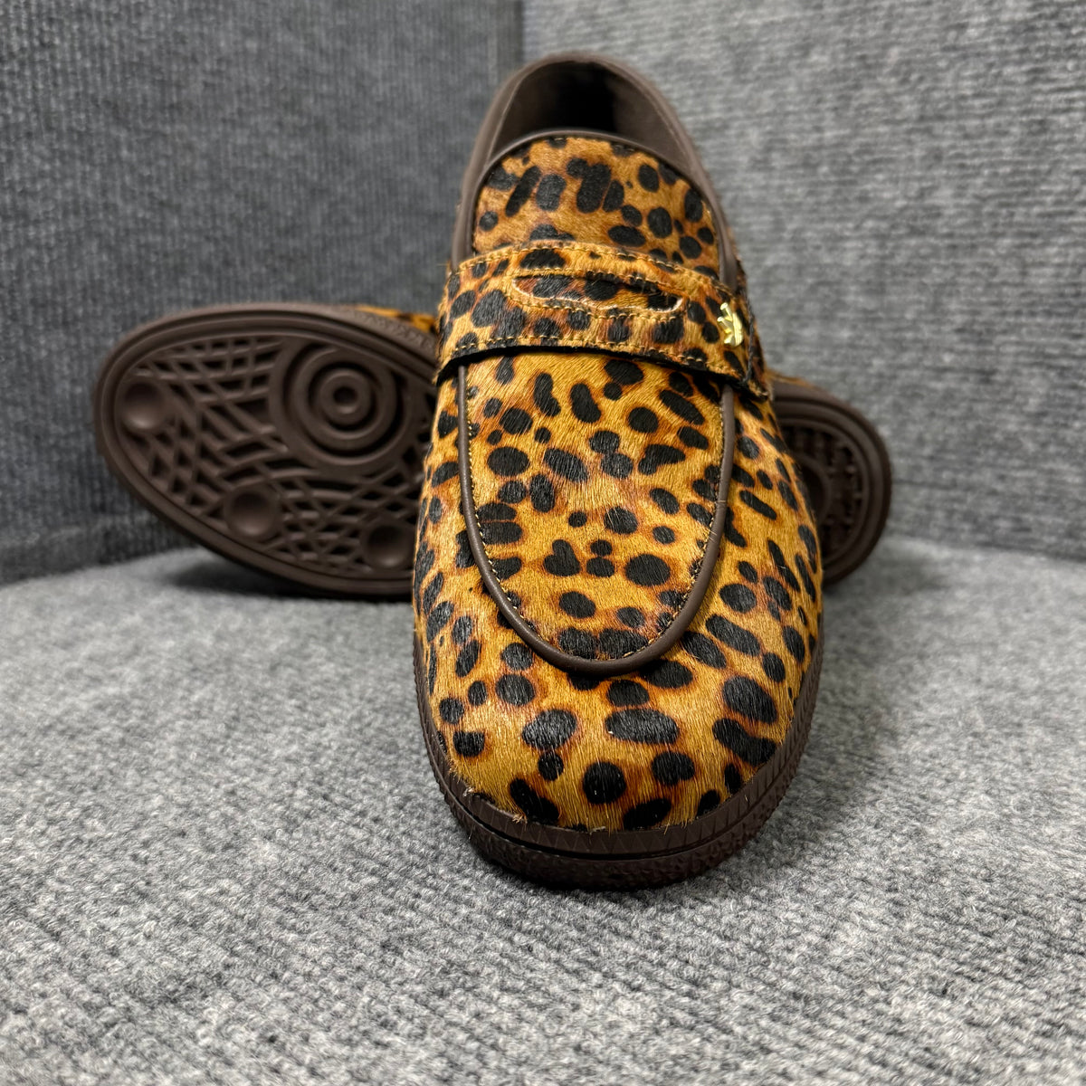 ADIDAS HANDBALL LOOFERS LEOPARD