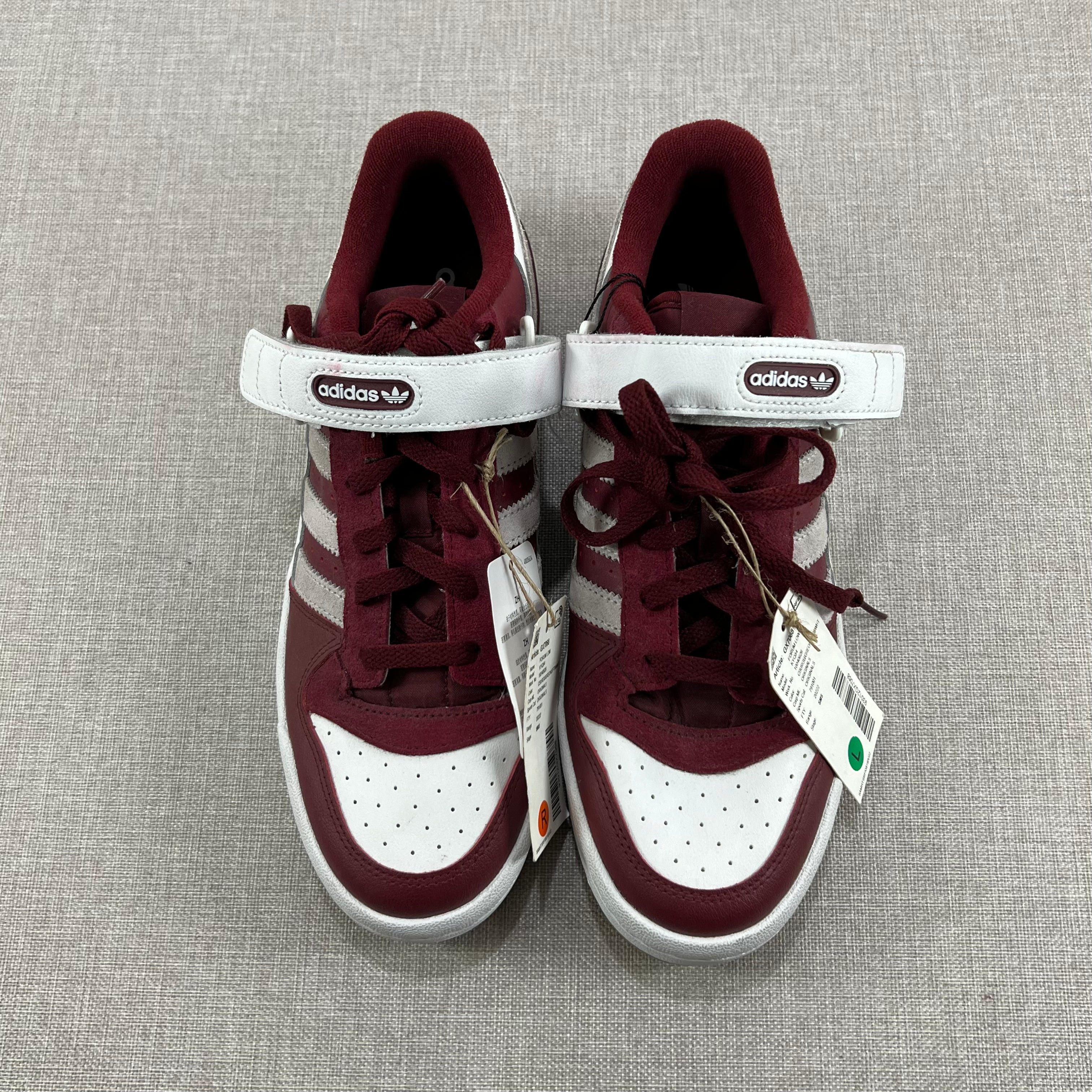 ADIDAS FORUM LOW BURGUNDY