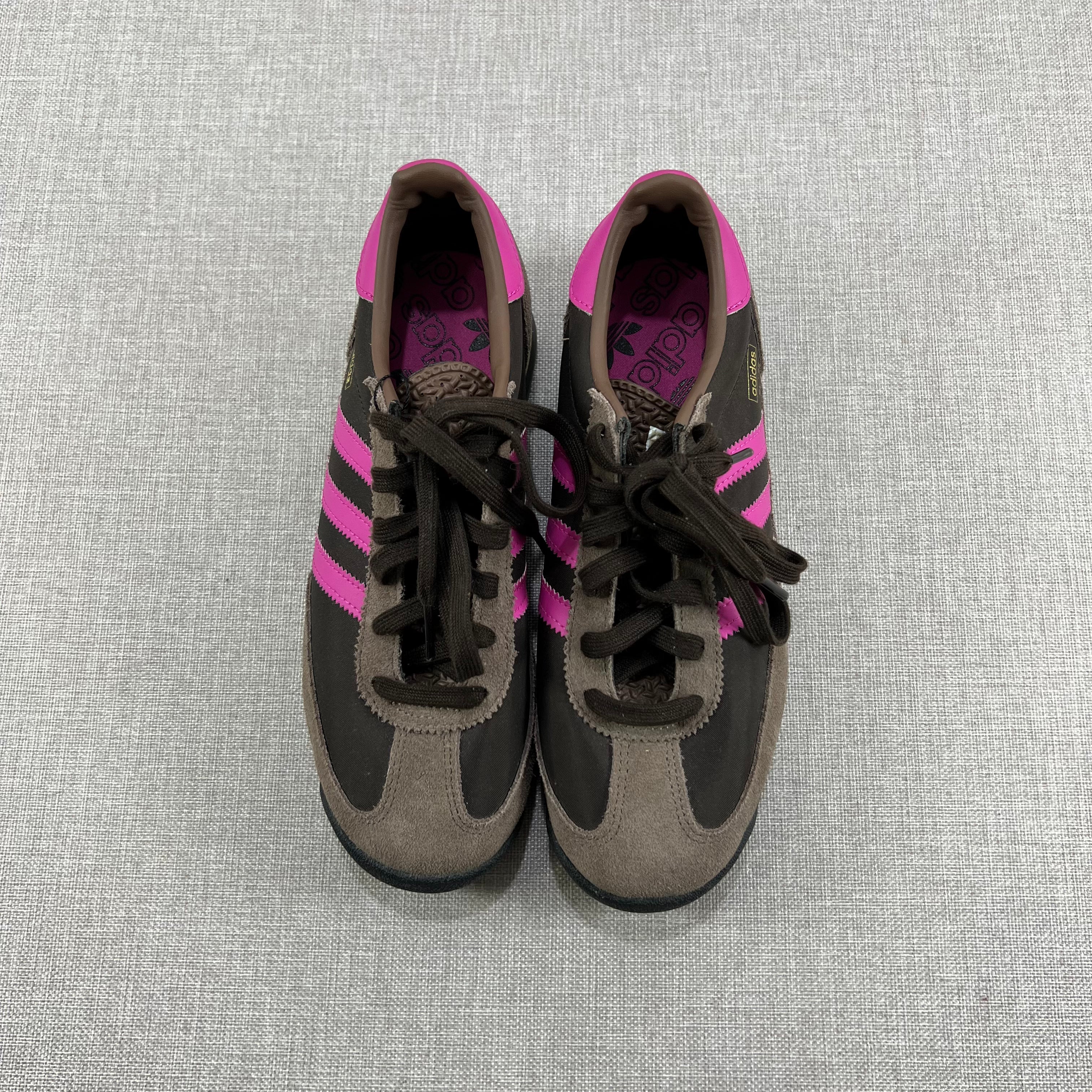 ADIDAS ORIGINALS SL 72 RS "DARK BROWN LUCID FUCHSIA"