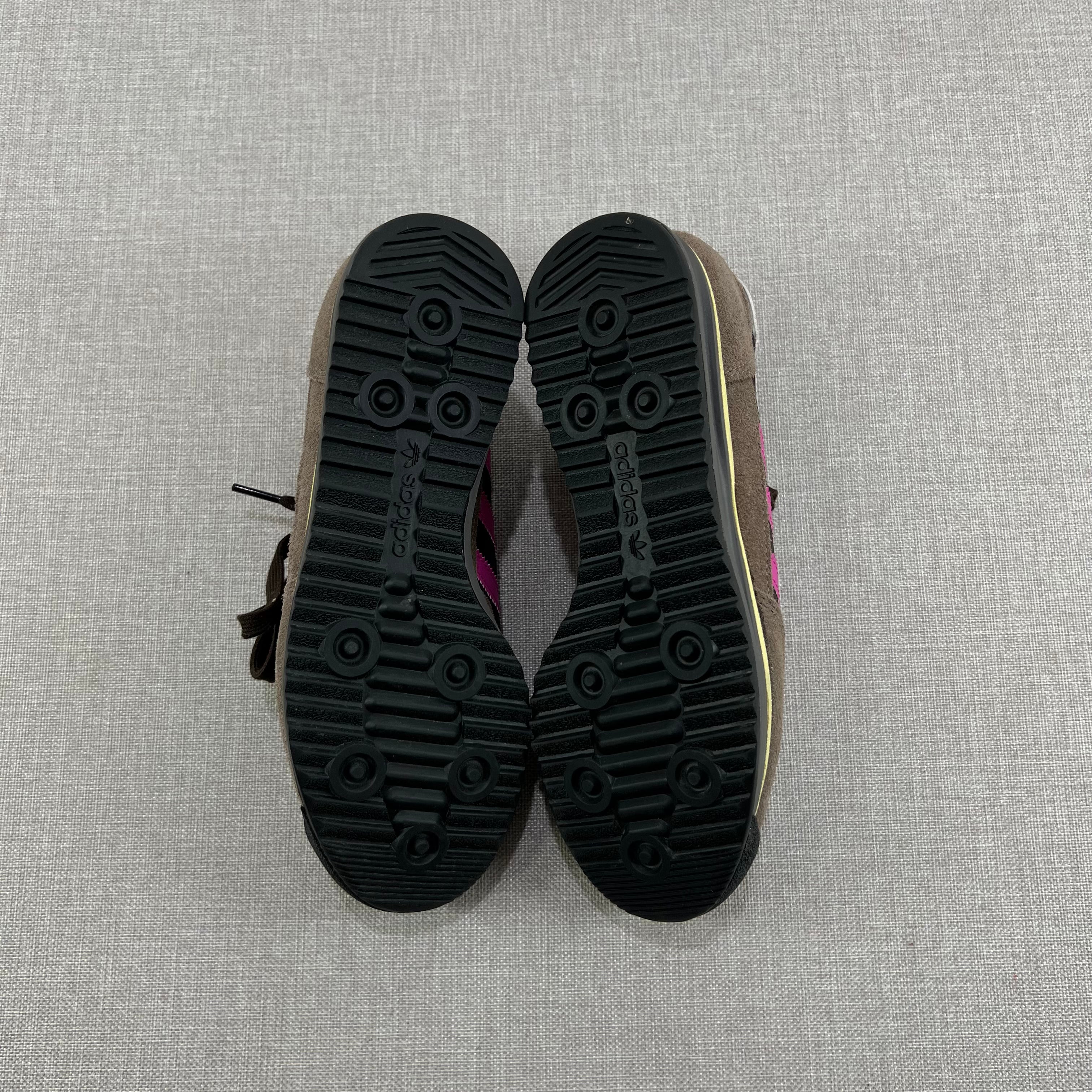 ADIDAS ORIGINALS SL 72 RS "DARK BROWN LUCID FUCHSIA"
