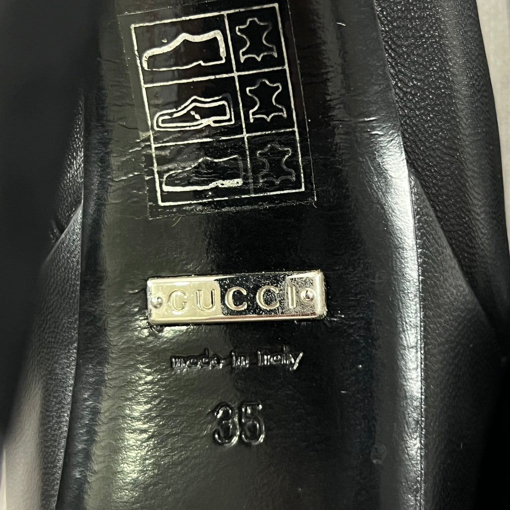 GUCCI MALAGA PLATFORM BOOTS