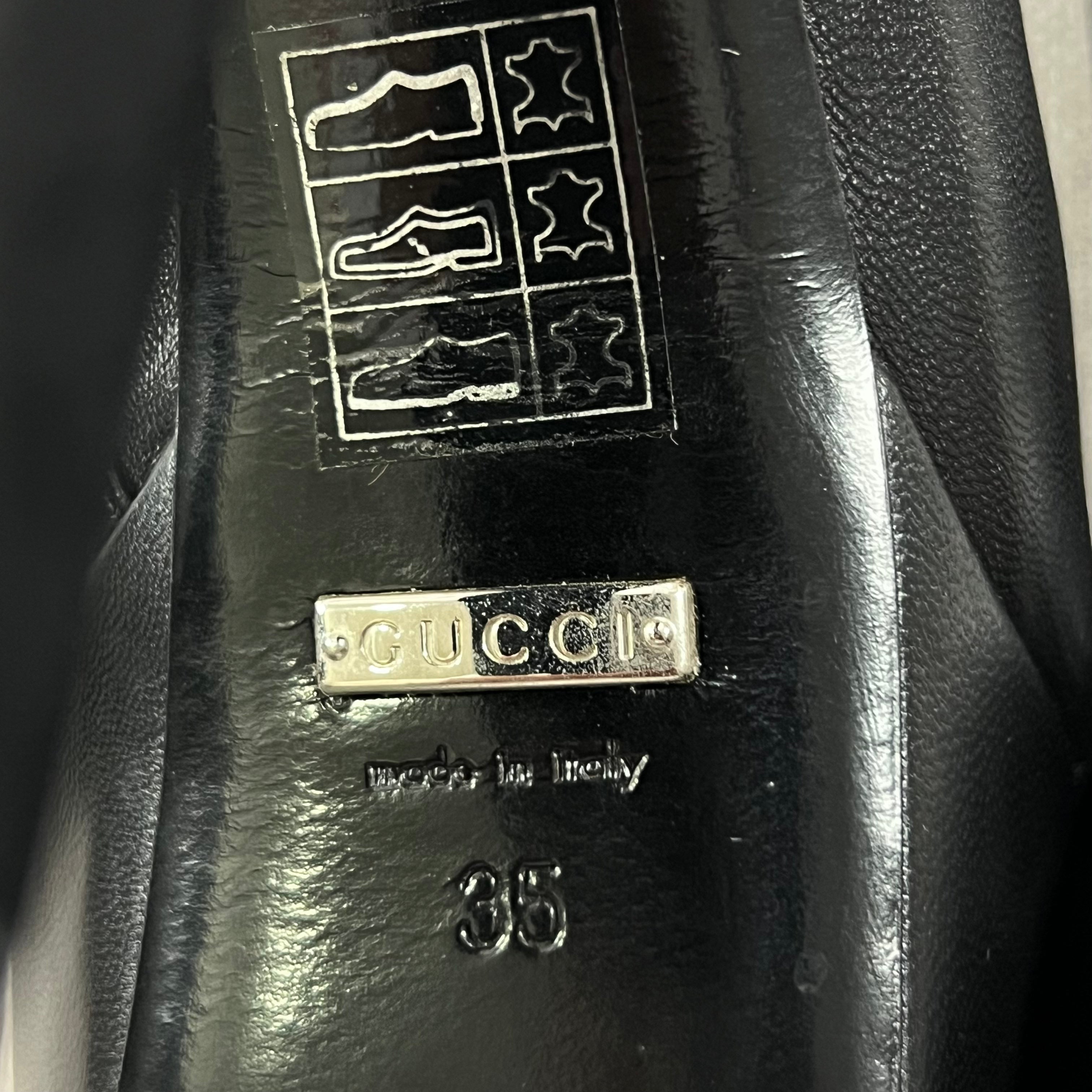 GUCCI MALAGA PLATFORM BOOTS