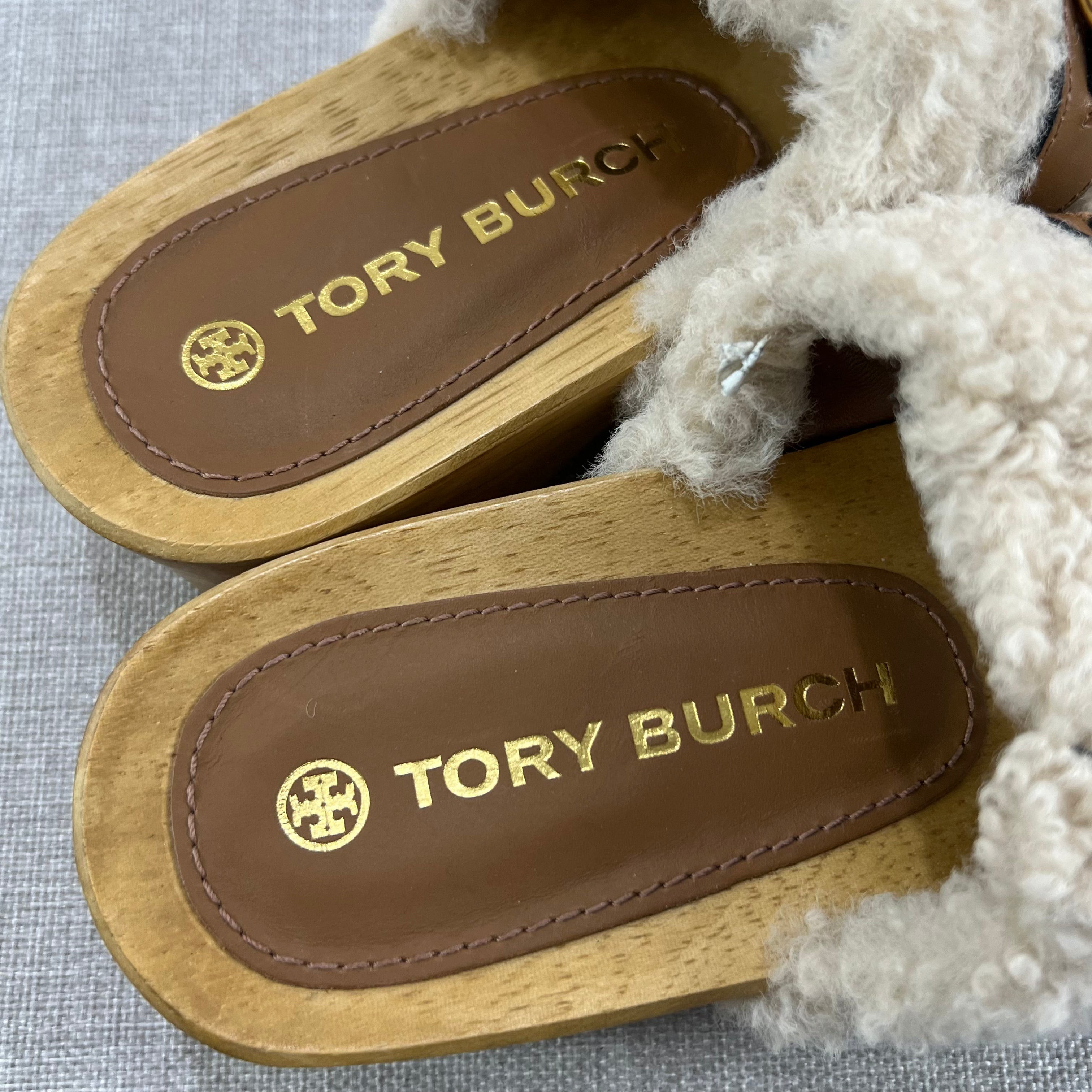 TORY BURCH JESSA SHEARLING CLOG