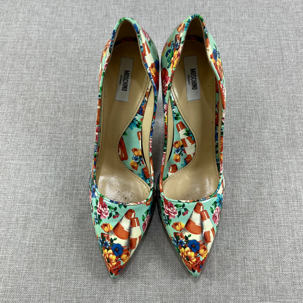 MOSCHINO PUMPS VIBRANT FLORAL