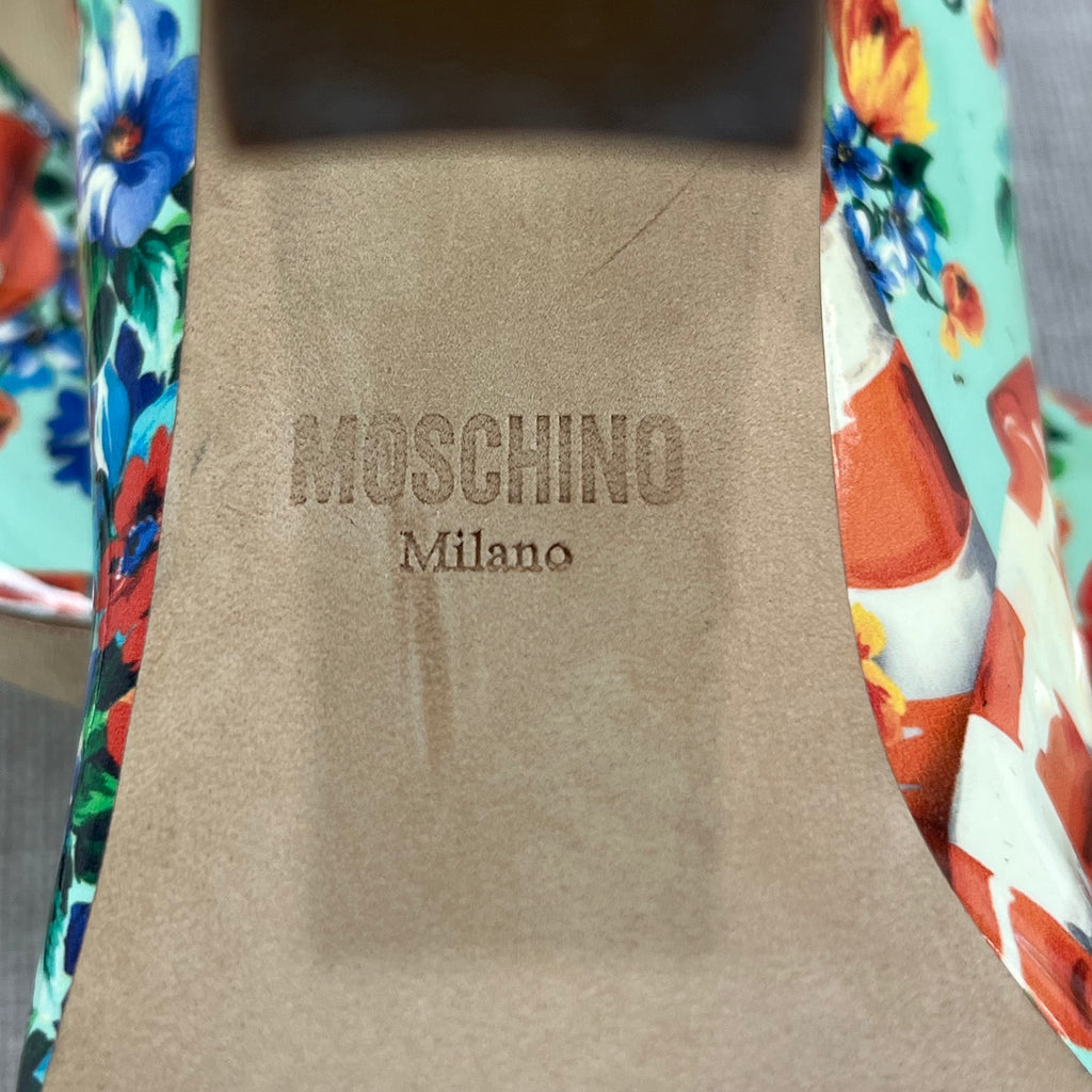 MOSCHINO PUMPS VIBRANT FLORAL