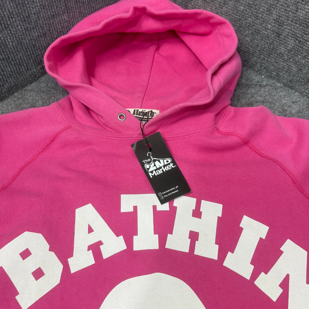 BAPE PINK BIG LOGO