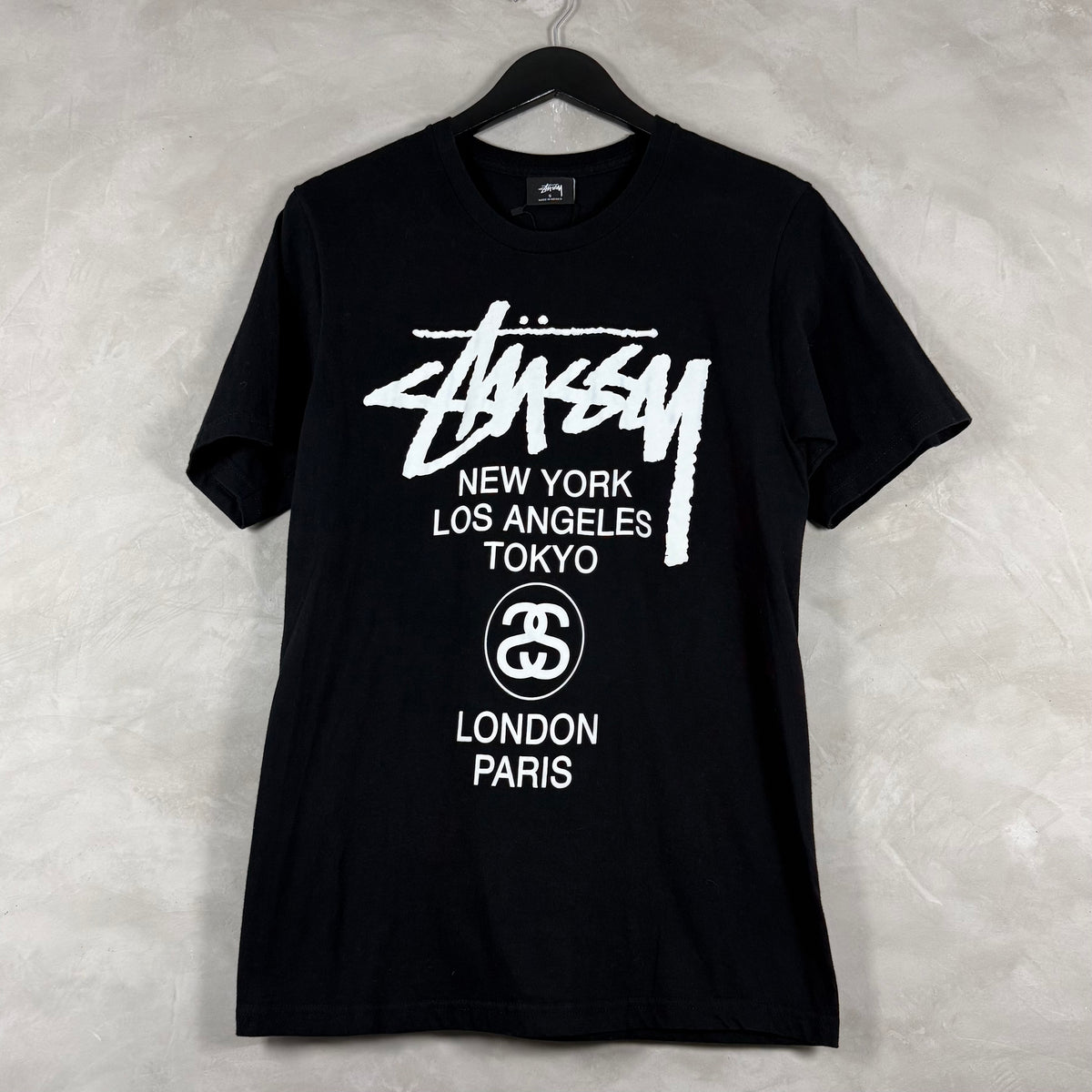 STUSSY LONDON PARIS TEE